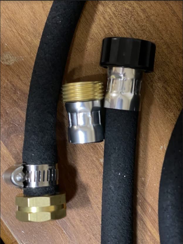 Rocky Mountain Goods Soaker Hose - Heavy duty rubber - Saves 70% water - End cap included for additional hose connect - Great for gardens/flower beds - Reinforced fittings (50-Feet by 5/8-Inch) customer photo 2