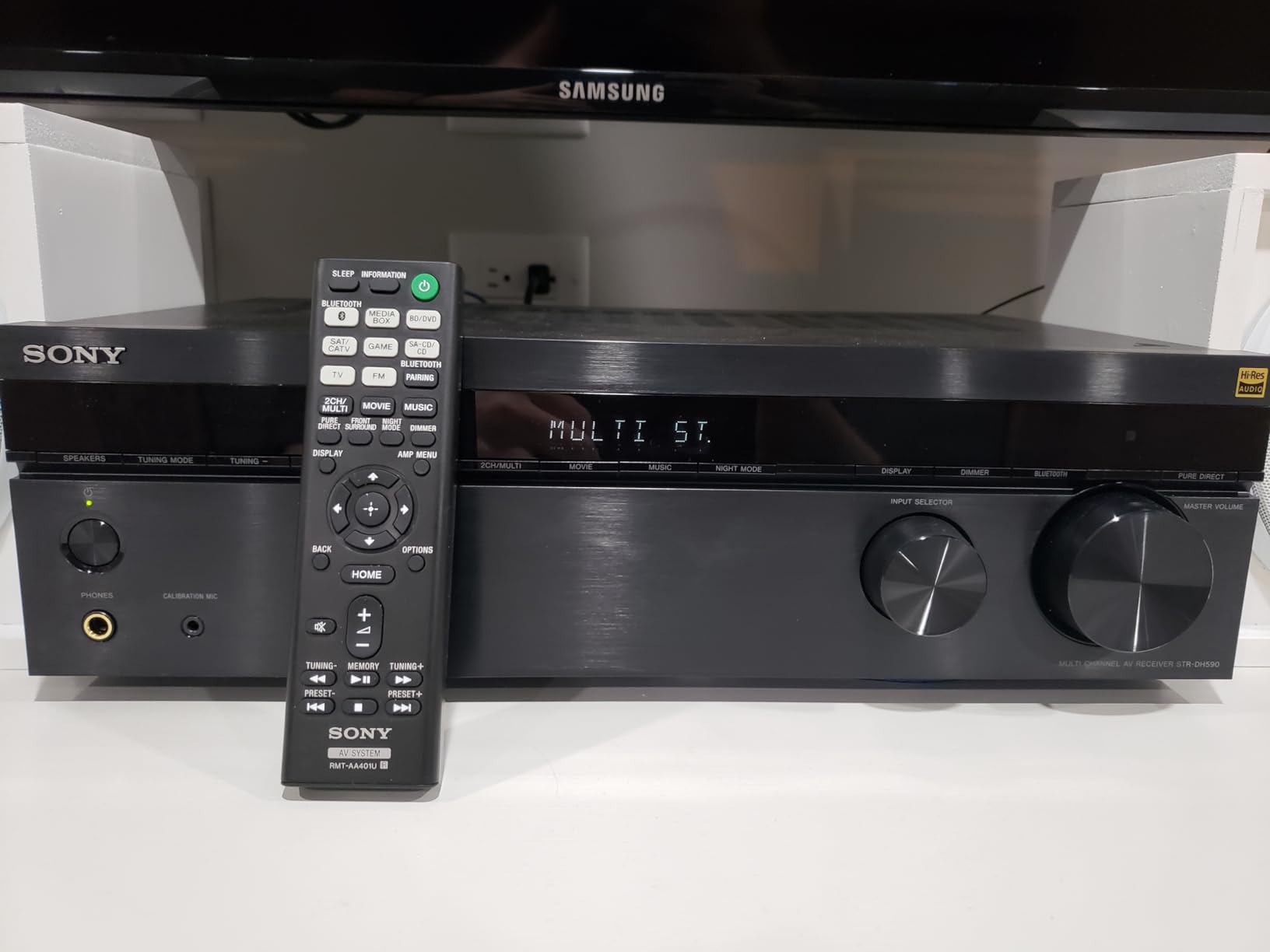 Sony STRDH590 5.2 Channel Surround Sound Home Theater Receiver: 4K HDR, Bluetooth customer photo 1