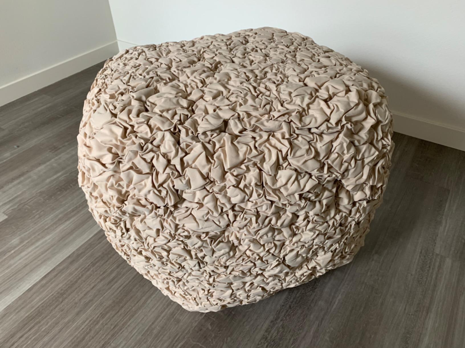 Lumaland Luxurious Giant 7ft Bean Bag Chair with Microsuede Cover - Ultra Soft, Foam Filling, Washable XXL Bean Bag Sofa for Kids, Teenagers, Adults - Sack Chair for Dorm, Family Room - Light Green customer photo 2