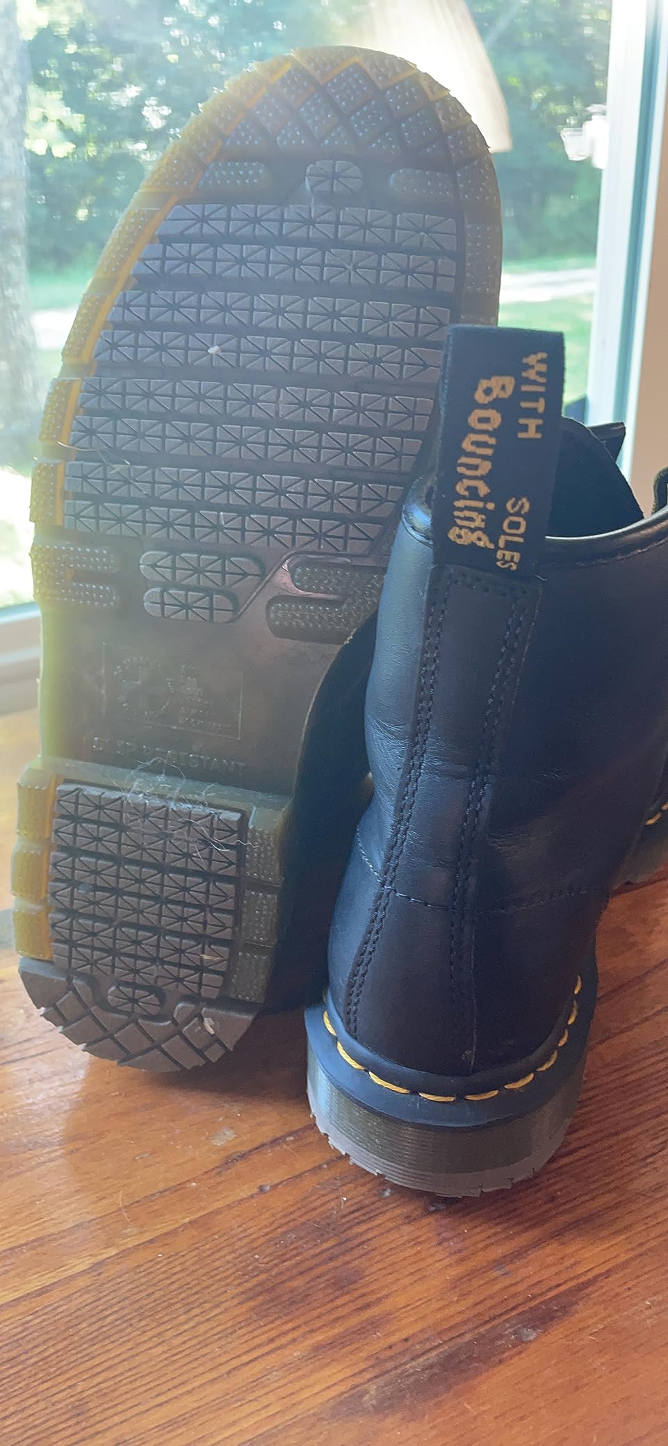 Dr. Martens 1460 Originals 8-Eye, Unisex, Black, Soft Toe, Slip Resistant, 6 Inch Work Boot customer photo 1