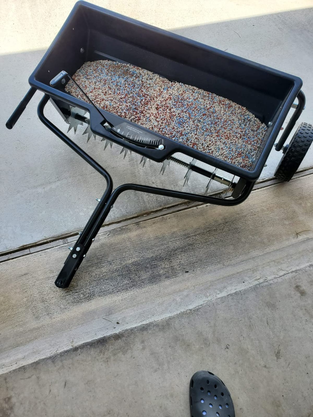 Agri-Fab 100 lb. Tow Spiker/Seeder/Spreader customer photo 1