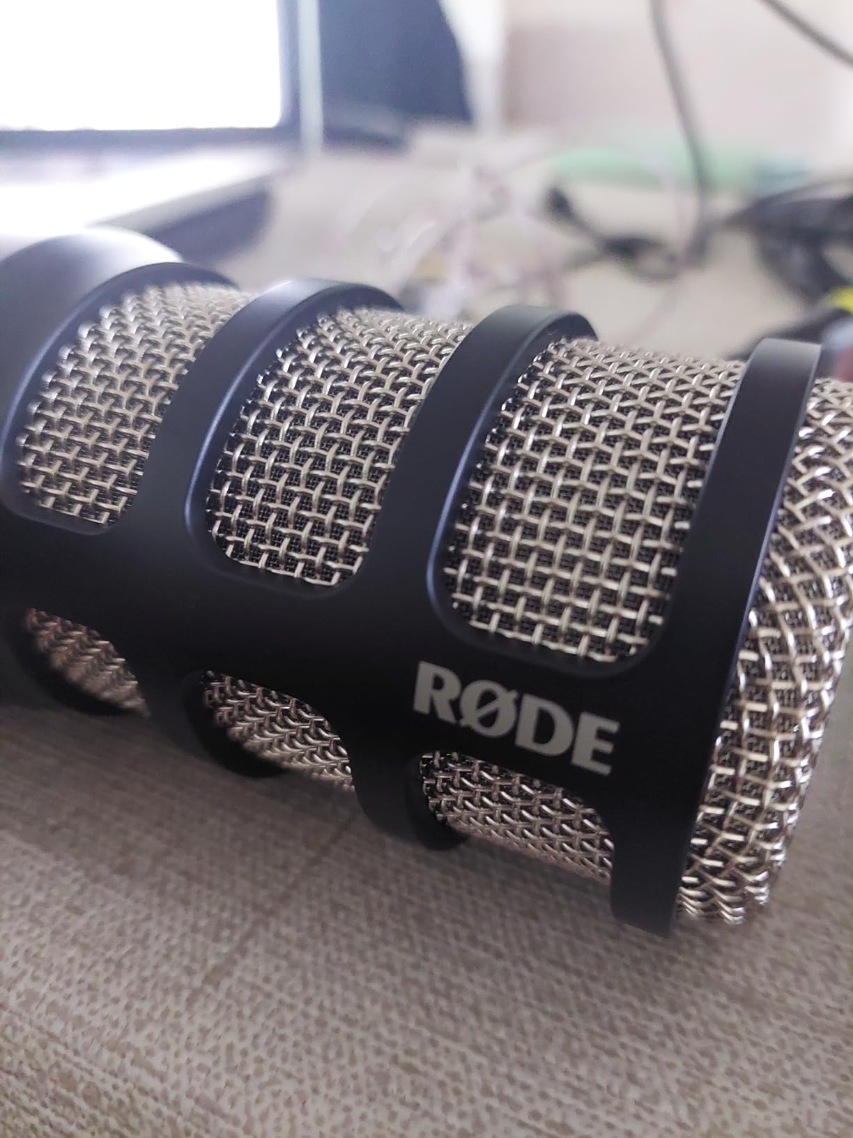 RØDE PodMic Cardioid Dynamic Broadcast Microphone - XLR Output customer photo 1