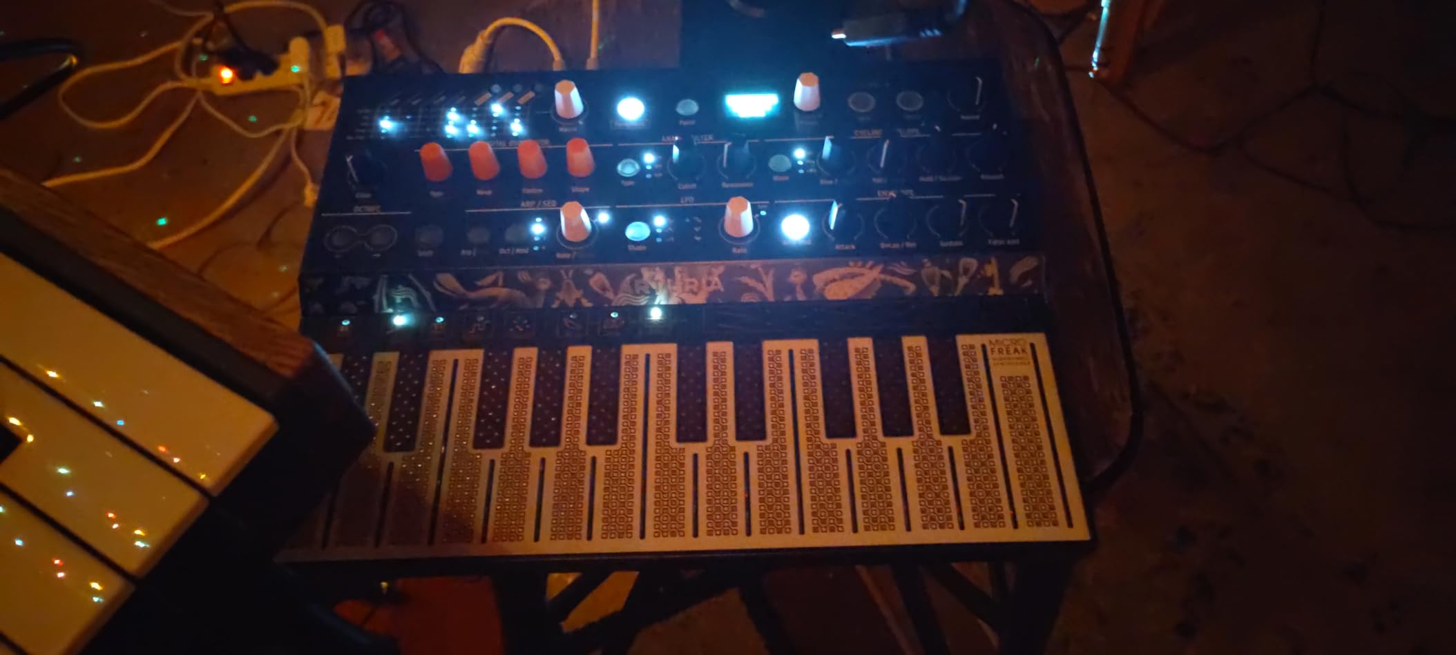 Arturia MicroFreak Synthesizer Keyboard | 21 paraphonic oscillator modes from physical modeling to wavetable, 25-key poly-aftertouch keybed, CV pitch gate and pressure customer photo 1