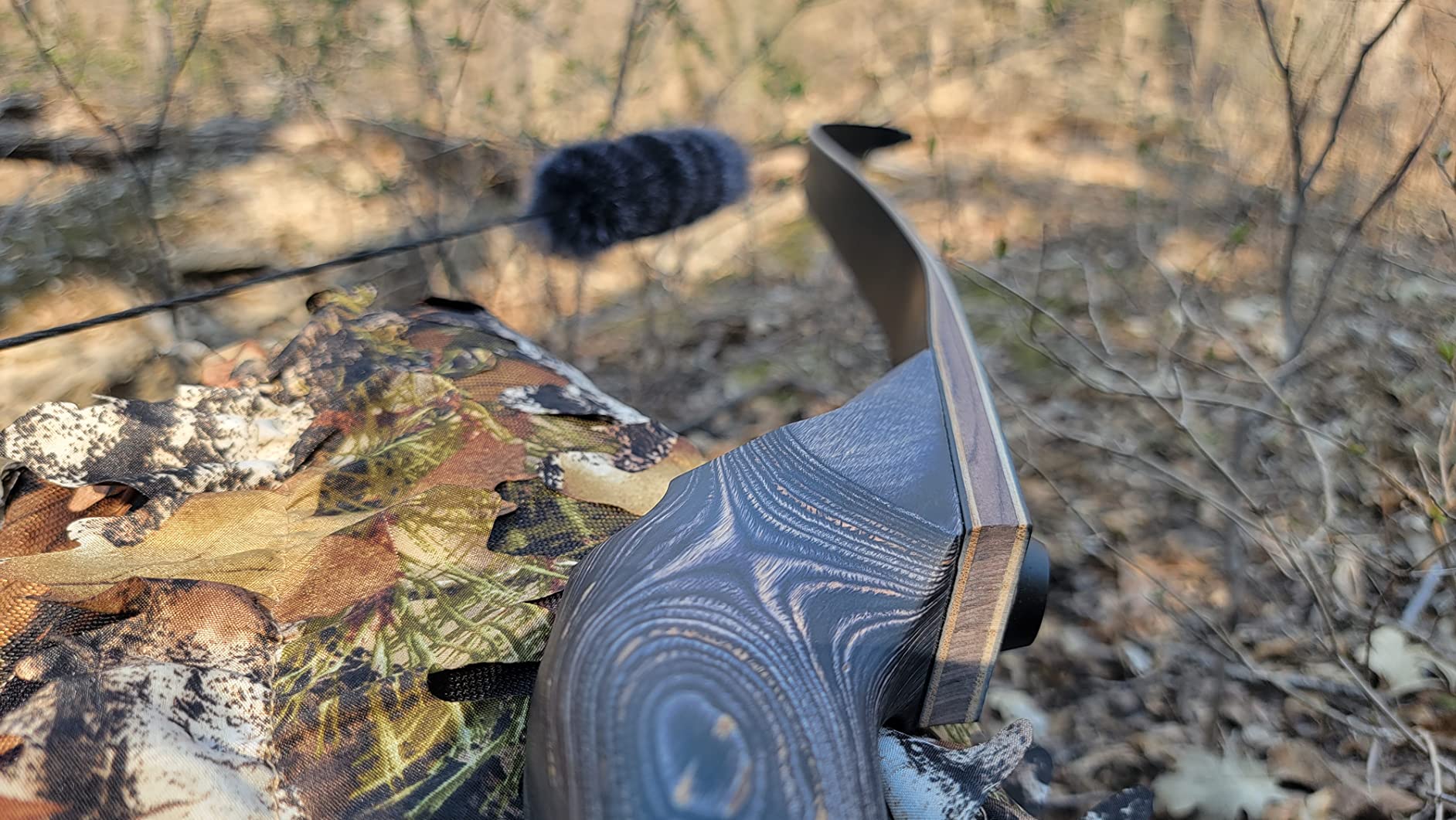 Black Hunter Takedown Recurve Bow, 60