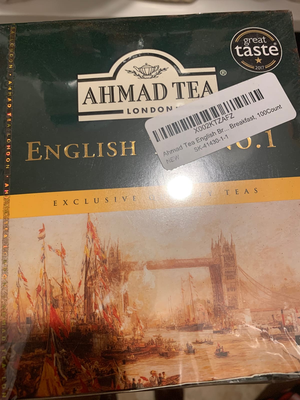 Ahmad Tea English Breakfast Teabags, 100 ct customer photo 1