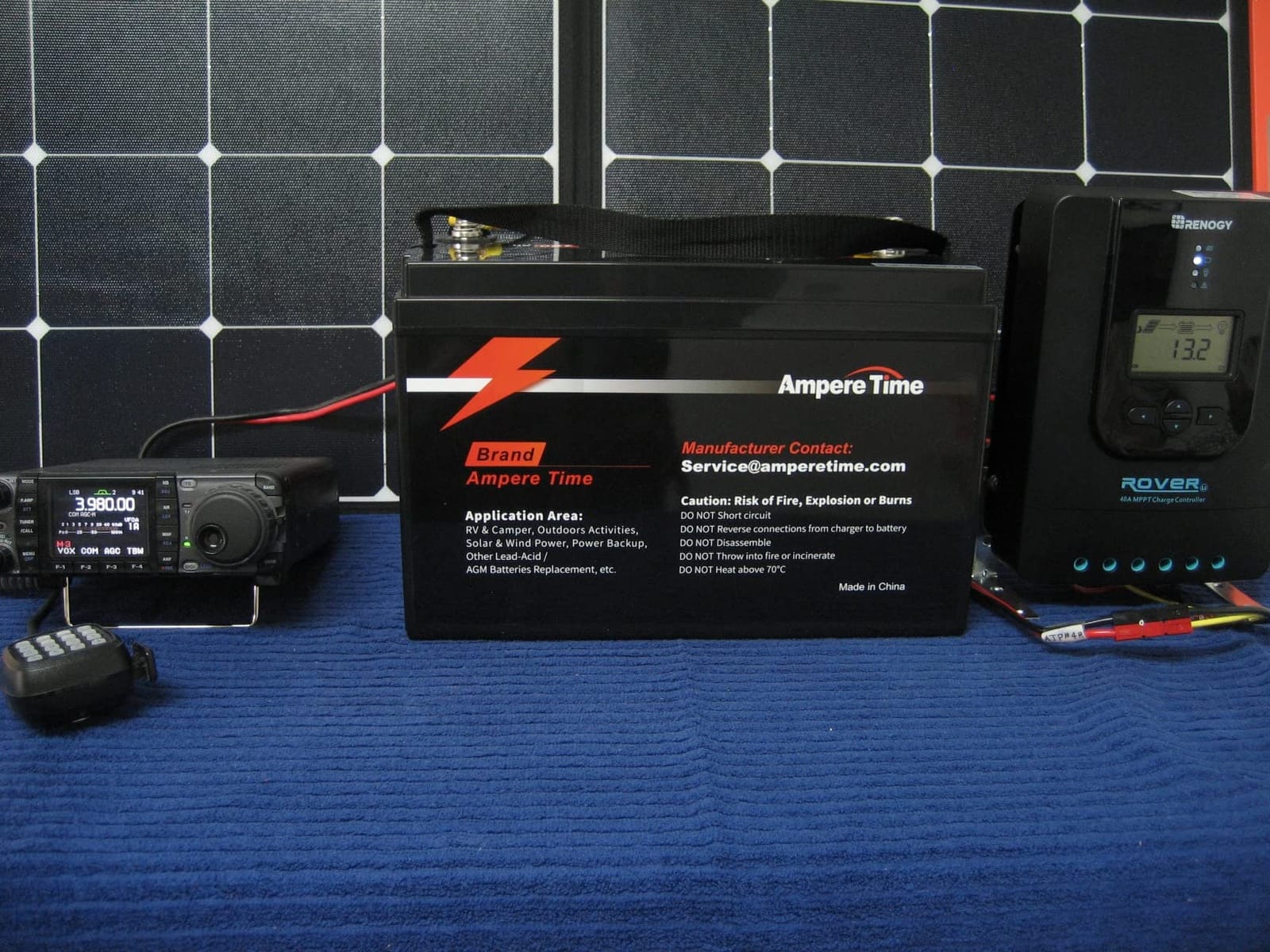 LiTime 12V 100Ah Group 31 LiFePO4 Deep Cycle Battery for RV Marine Solar | 100A BMS, Max. 15000 Cycles at 60% DOD, IP65 Waterproof, Max 4P4S, 1280Wh, Lithium Batteries for Camper Off-Grid, Travel customer photo 2