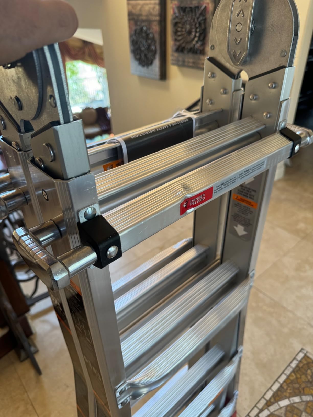 Lift Ladders 18-Ft Multi-Position Aluminum Ladder, 5-in-1, 300 lb. Capacity customer photo 2