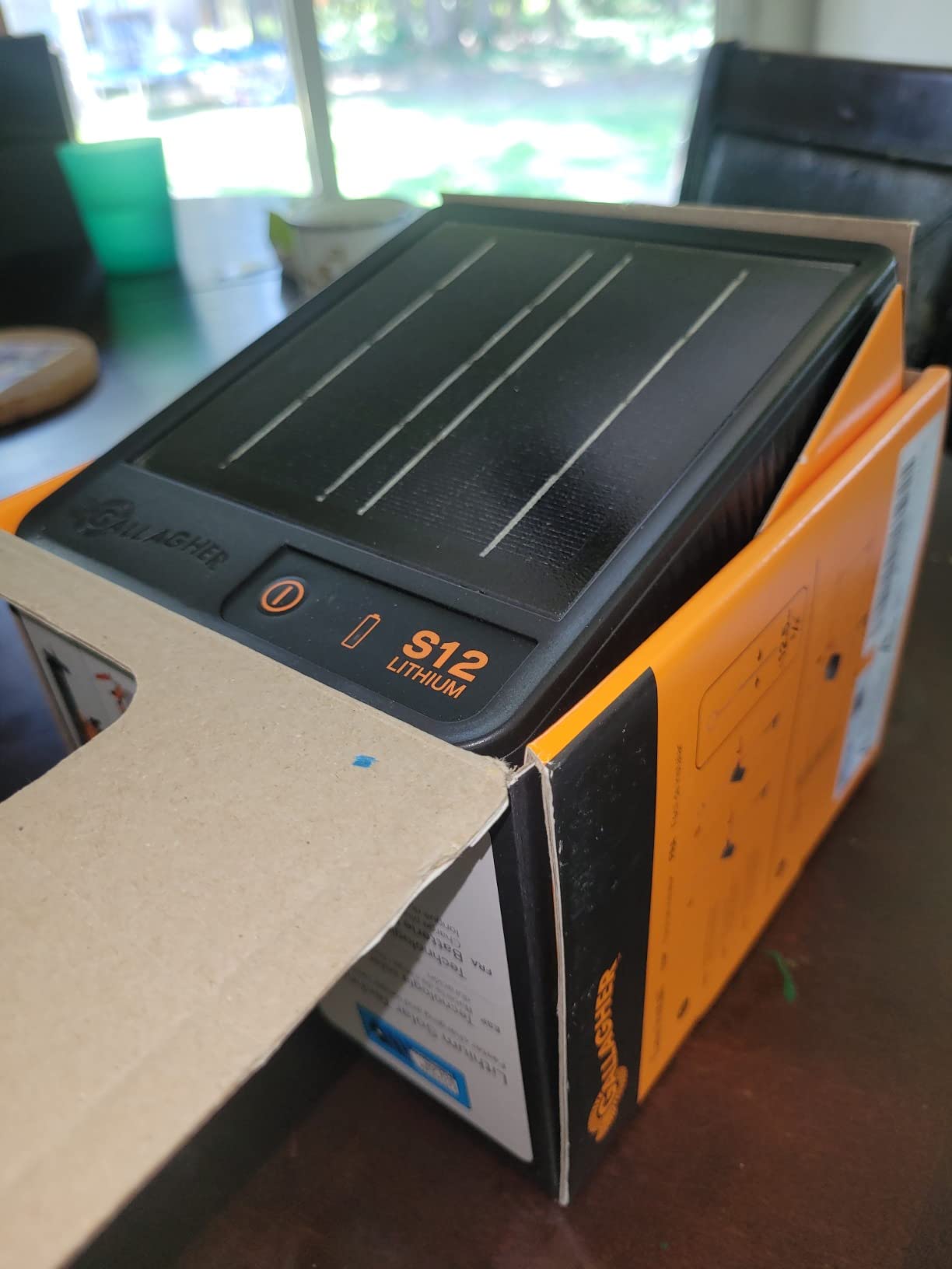 Gallagher S12 Solar Fence Charger | Solar Electric Fence Energizer | 4 Miles of Protection | For Livestock, Goats, and Small Pastures | 3-Year Warranty And U.S. Support customer photo 1