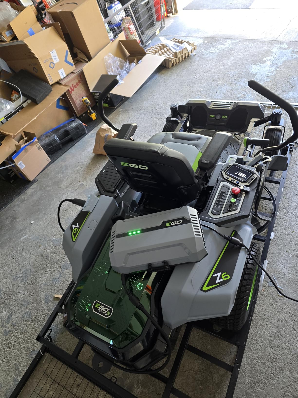 EGO Power+ Electric Riding Lawn Mower, 42