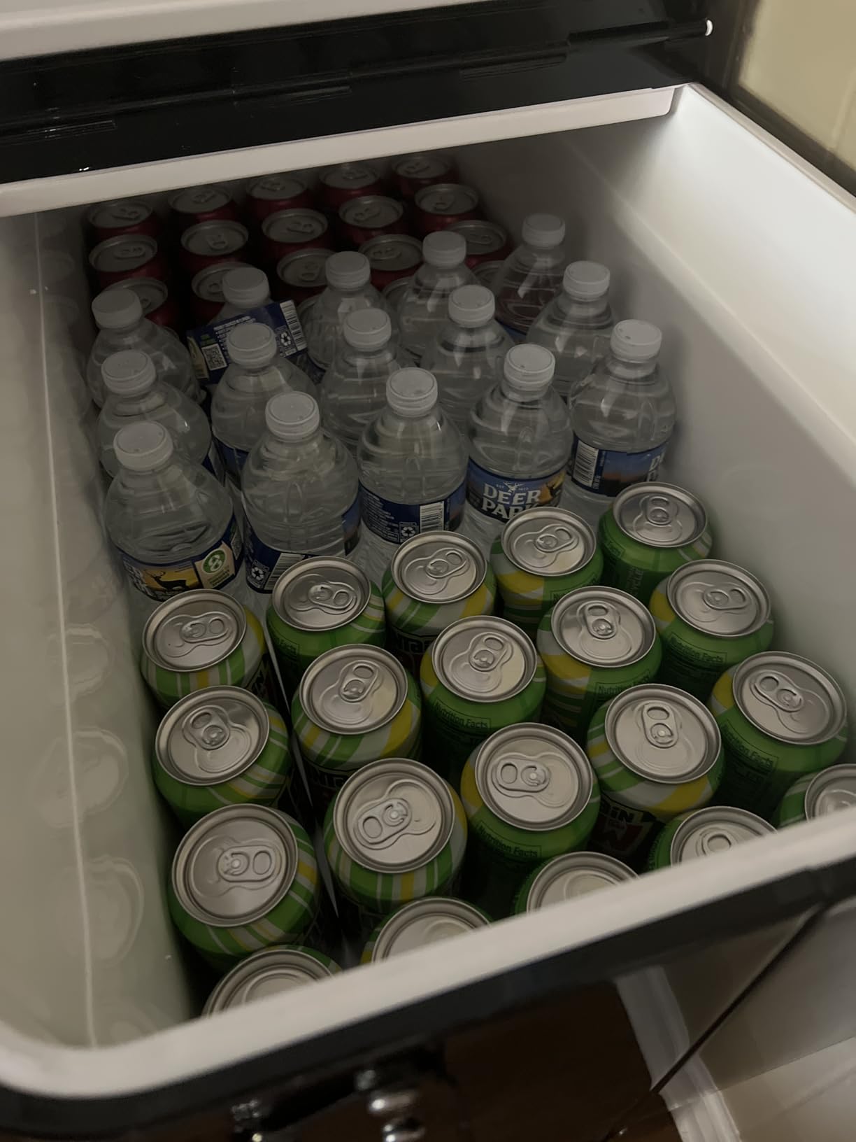 80 Qt Rolling Ice Chest Cooler Cart, Stand Up Cooler Trolley customer photo 2