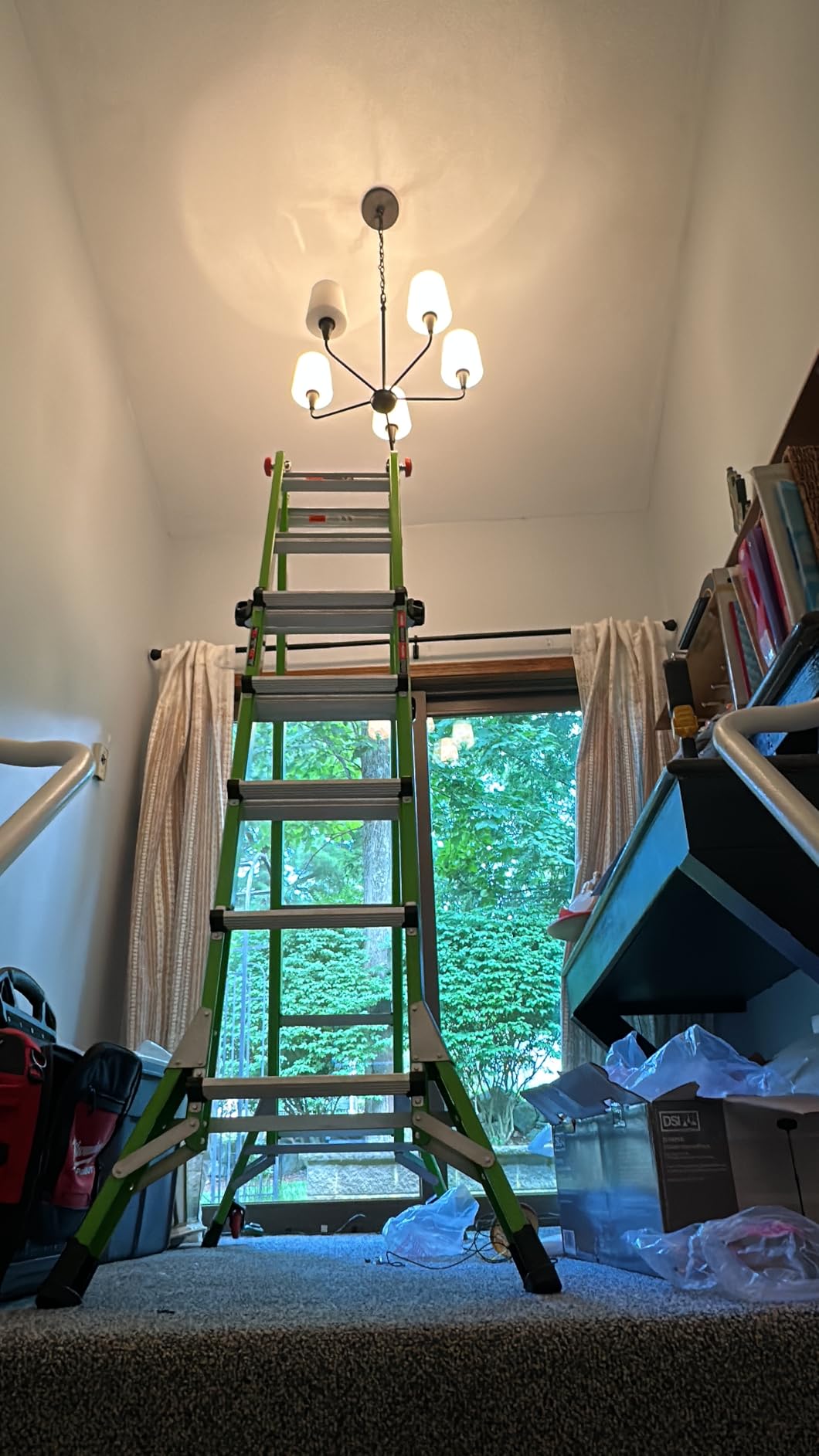 Little Giant Ladder Systems Dark Horse 2.0, M17, 17ft Multi-Position Ladder, Fiberglass, Type 1A, 300 lbs Weight Rating (16117-001) customer photo 1