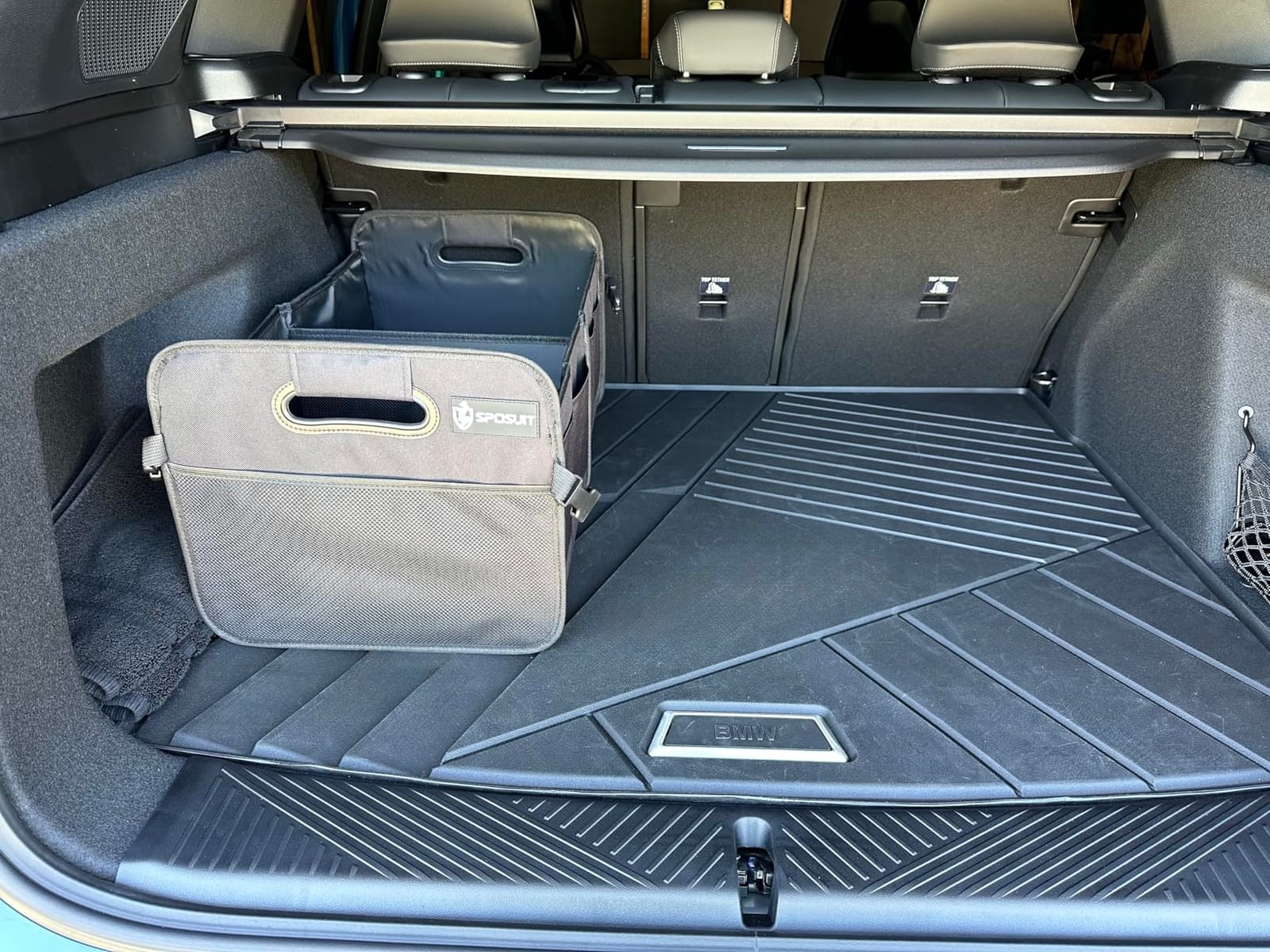 Sposuit Trunk Organizer for Car - 70L Collapsible Sturdy Car Storage, Black | 11 Pockets & Reinforced Handles, Large Capacity, SUV Trunk Organizers for Grocery Cargo, Non-Slip Bottom customer photo 1