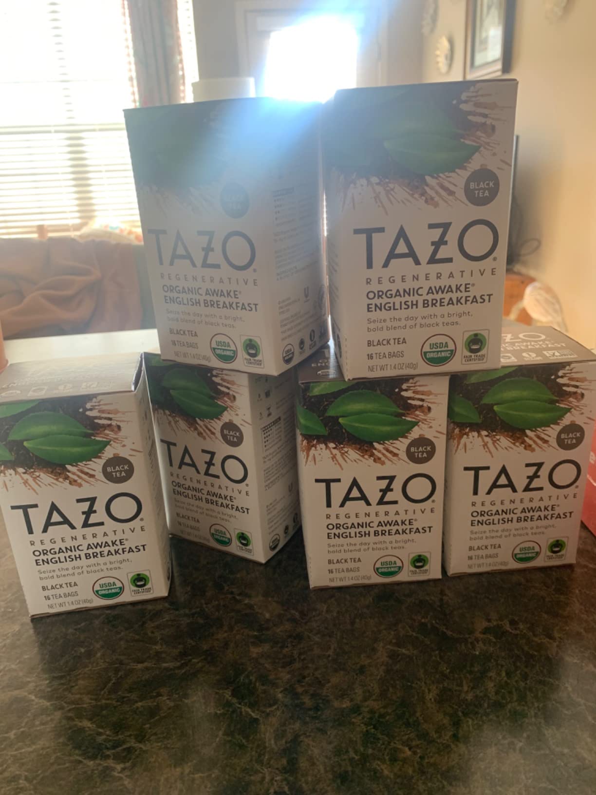 TAZO Organic Awake English Breakfast Black Tea Bags, 96 Total Bags customer photo 1