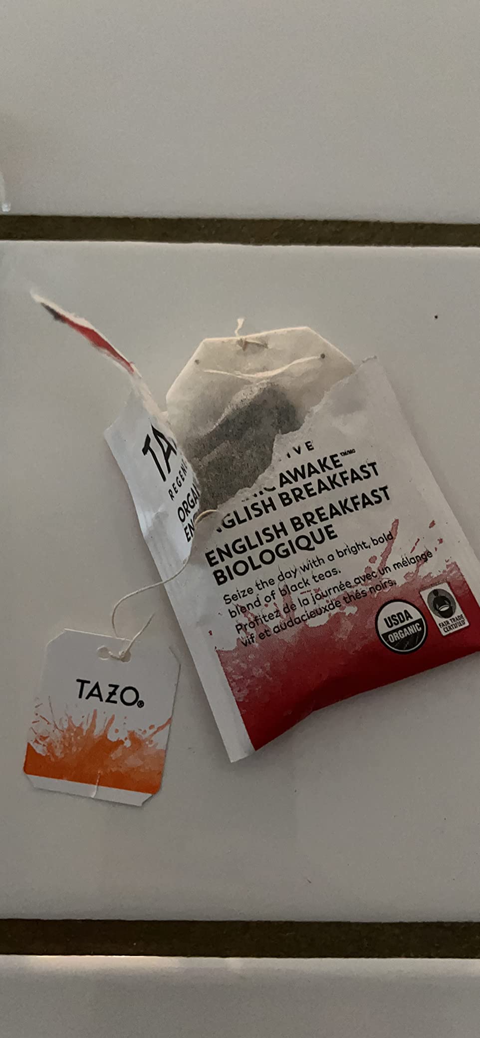 TAZO Organic Awake English Breakfast Black Tea Bags, 96 Total Bags customer photo 2