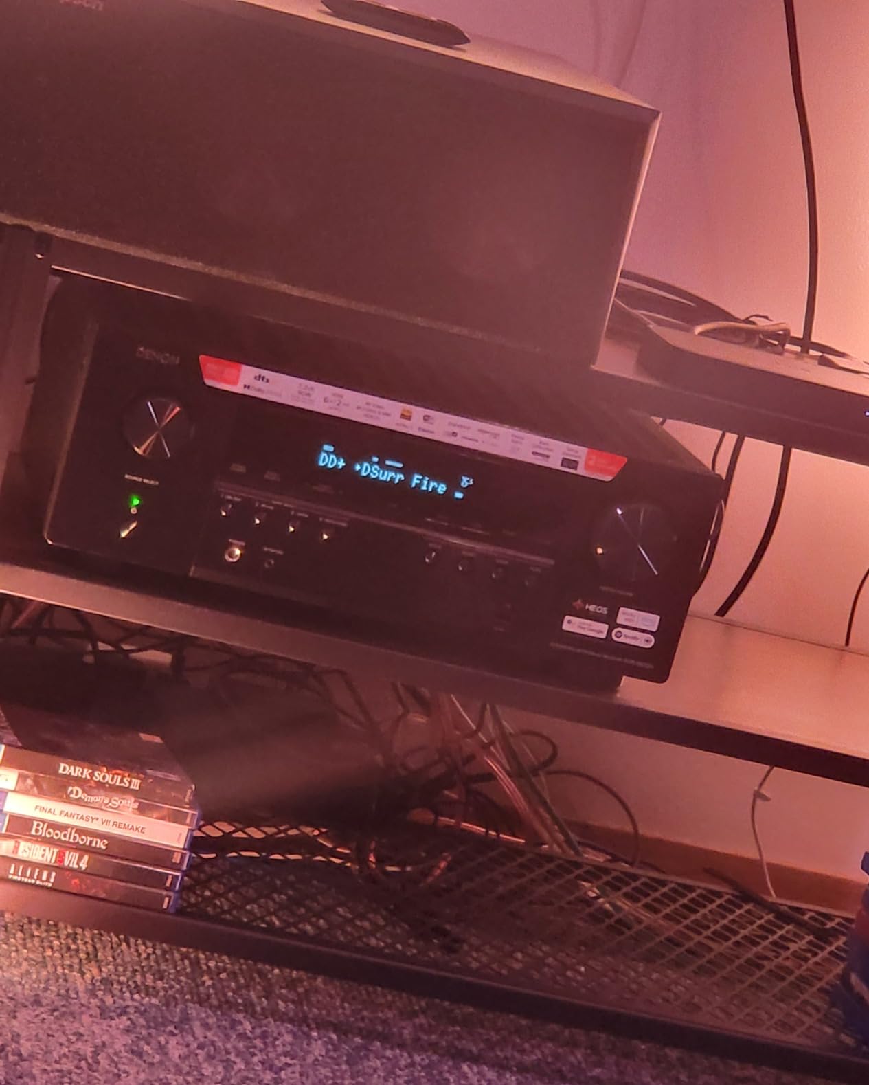 Denon AVR-S970H 7.2 Channel 8K UHD AV Receiver (90W x 7), Wi-Fi, Bluetooth | Built for Gaming, Audio & Video HEOS Multi-Room Streaming, Dolby Atmos, DTS:X, HDR10+, Dolby Vision, Dynamic HDR, HDMI 2.1 customer photo 1