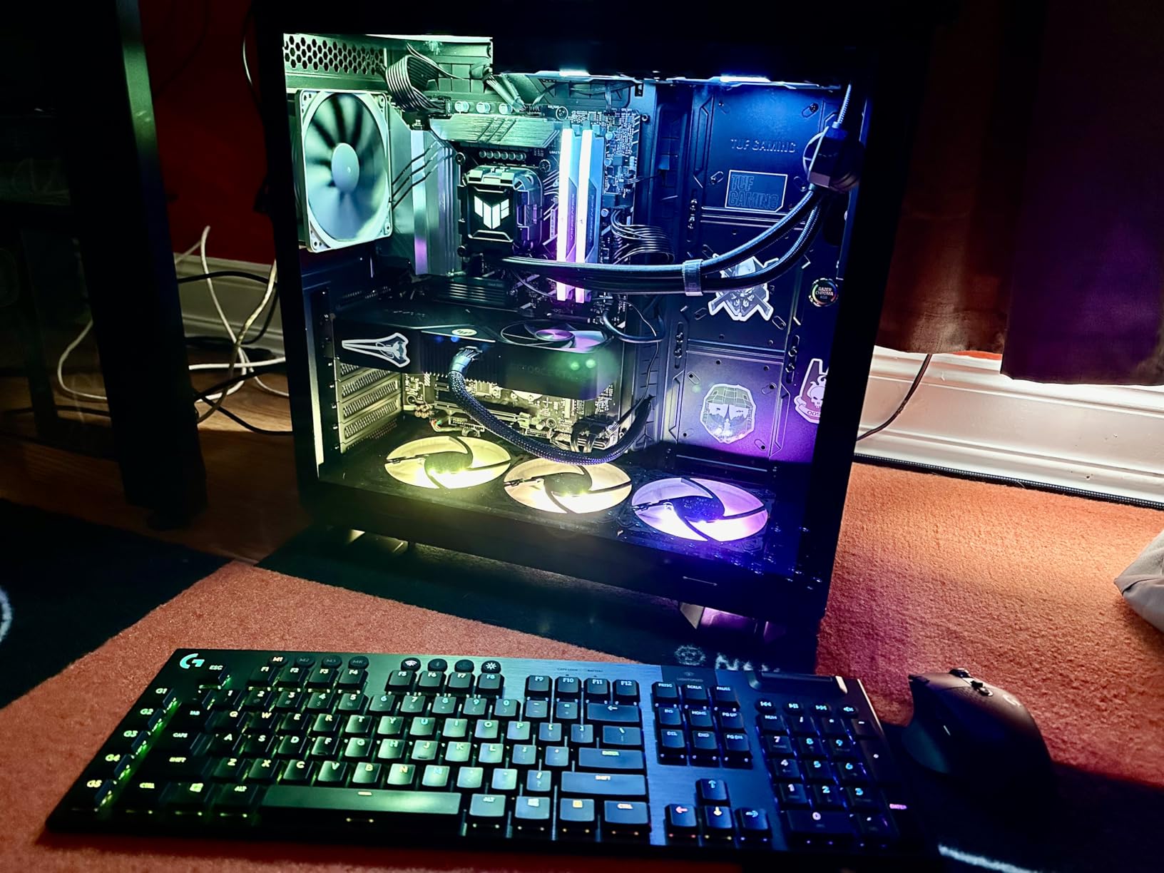 ASUS TUF Gaming GT502 ATX Full Tower PC Case, Dual Chamber, Tool-Free Side Panel, Modular Design, 2-Way GPU Mounting Compatible, 360mm and 280mm Radiator Compatible, 2 Year Warranty customer photo 1
