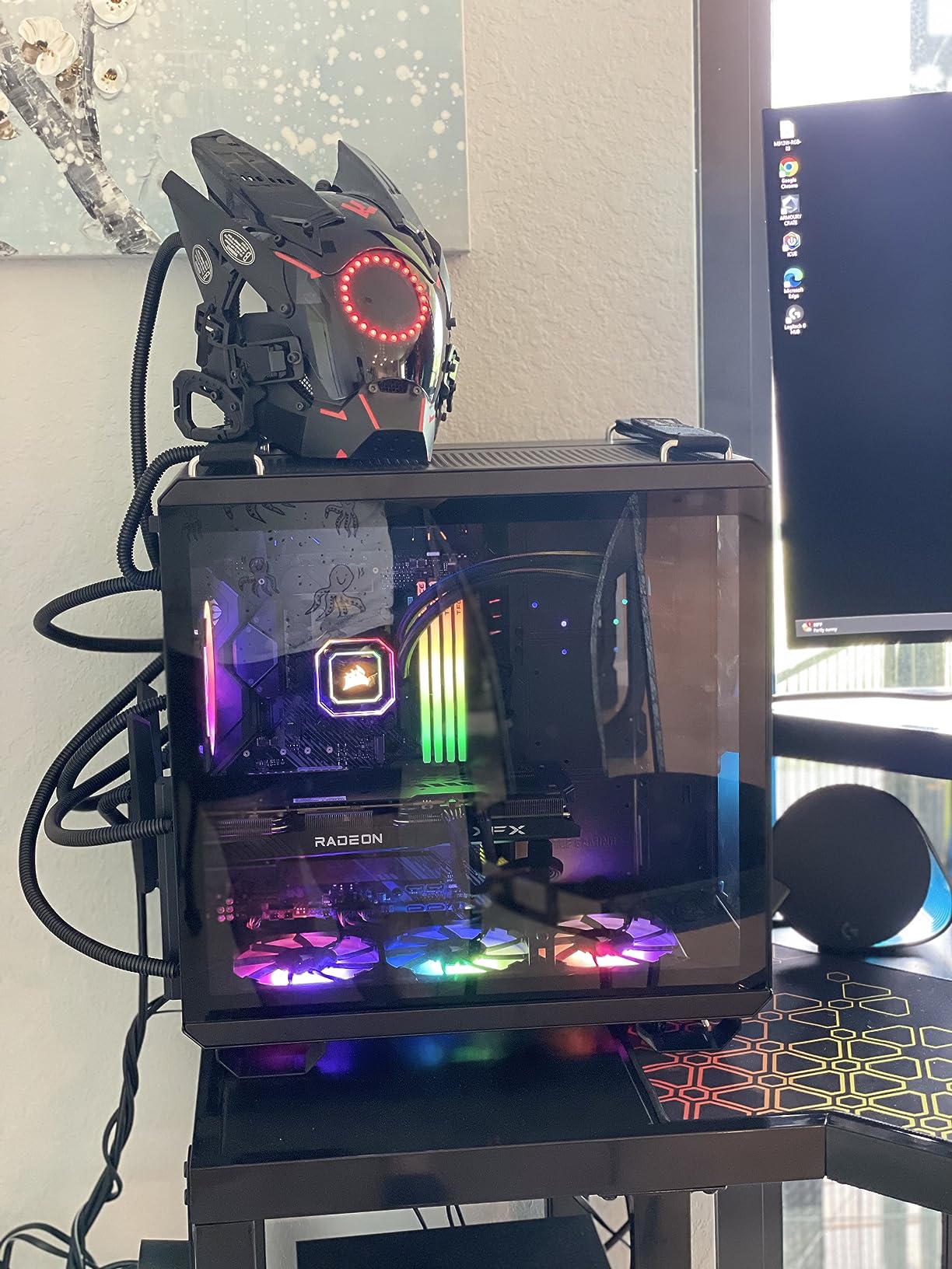 ASUS TUF Gaming GT502 ATX Full Tower PC Case, Dual Chamber, Tool-Free Side Panel, Modular Design, 2-Way GPU Mounting Compatible, 360mm and 280mm Radiator Compatible, 2 Year Warranty customer photo 2