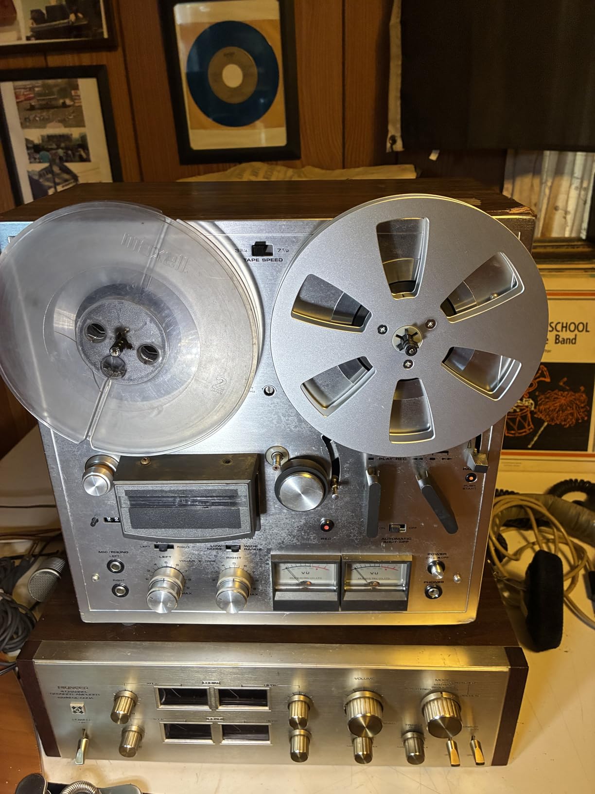 1/4 7 Inch Empty Reel for Reel to Reel Tape Recorder for Open Reel Sound Deck, Aluminum Alloy Recording Takeup Reel with 6 Hole, Replacement Opening Machine Part customer photo 1