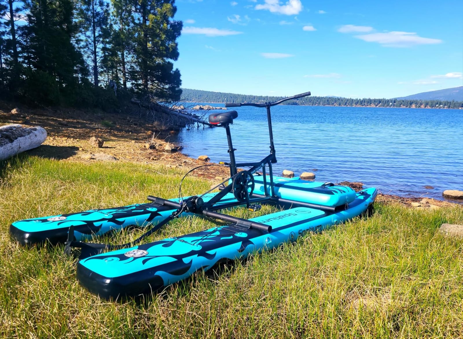 Spatium Sup Water Bike 2.0 Inflatable Pedal Boat Kayak Water Bicycles for Lake Fishing Pedal Boat More Stable and Easy to Drive on Water customer photo 1