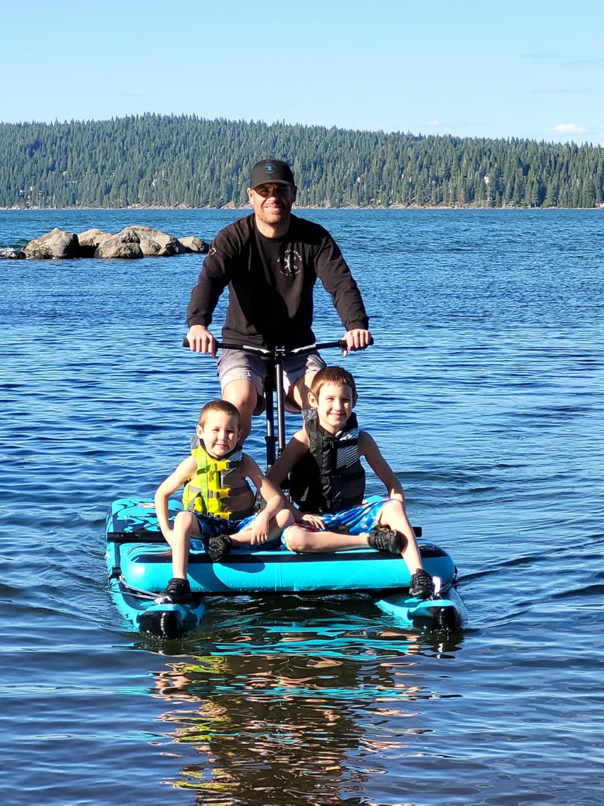 Spatium Sup Water Bike 2.0 Inflatable Pedal Boat Kayak Water Bicycles for Lake Fishing Pedal Boat More Stable and Easy to Drive on Water customer photo 2