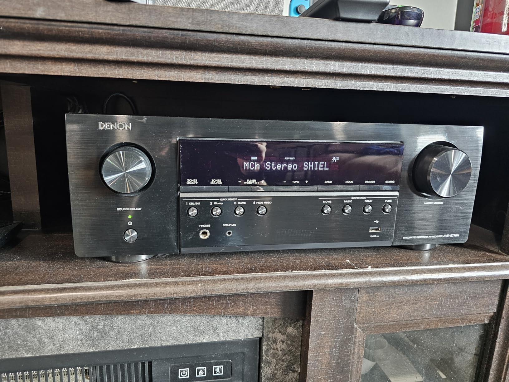Denon AVR-S770H 7.2 Ch Home Theater Receiver, 8K UHD HDMI Receiver 75W X 7 customer photo 2