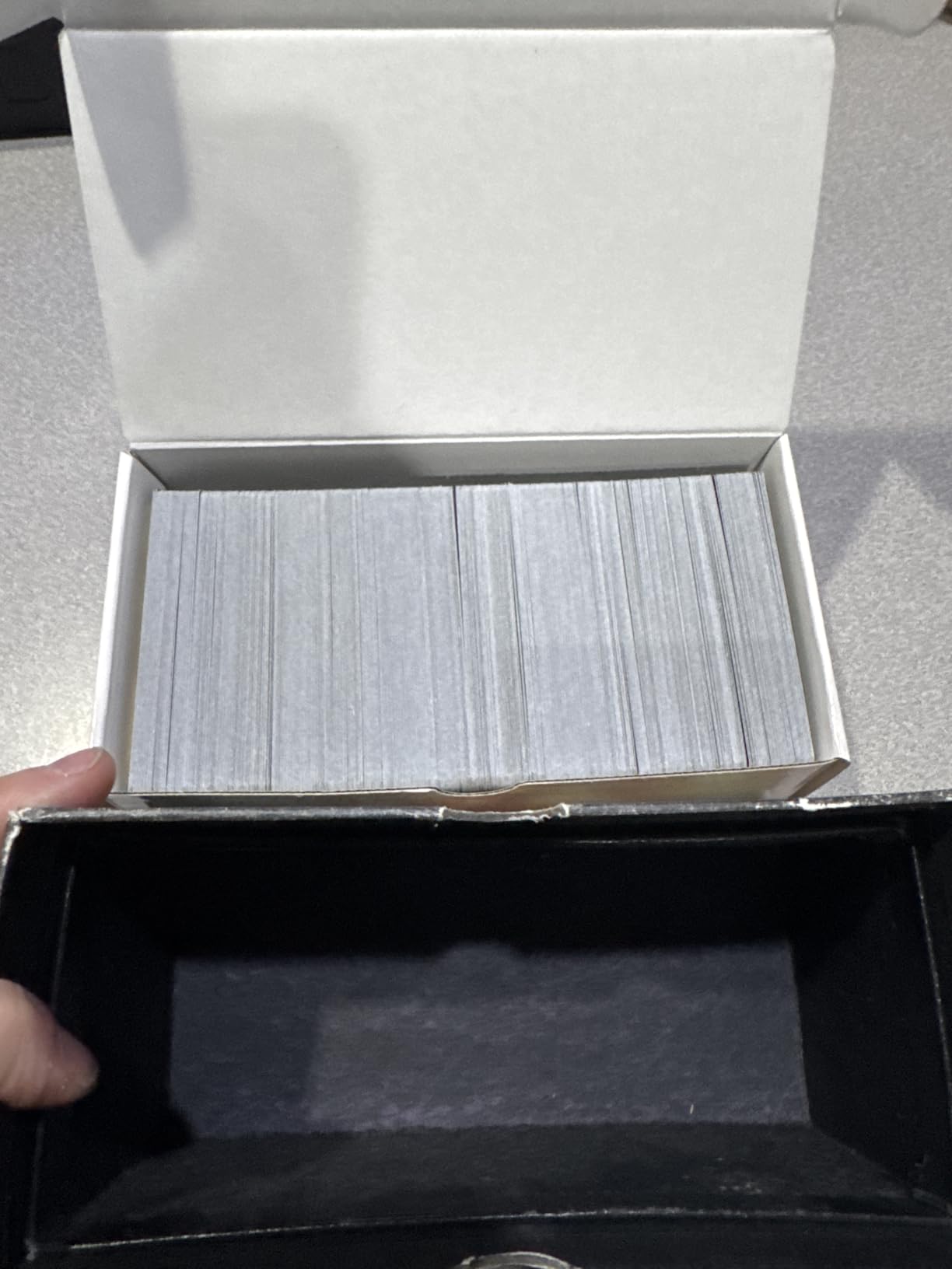 Trading Card Storage Box, 4-Pack 400 Count Cardboard TCG & Sport Card Box with Dividers and Labels customer photo 2