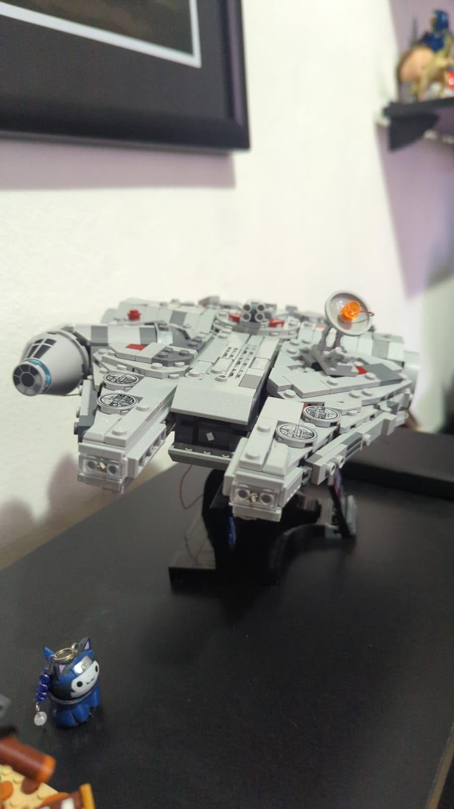 LEGO Star Wars Millennium Falcon 25th Anniversary Collectible - DIY Building Set for Adults, Men & Women, Ages 18+ - A New Hope Model with Display Stand - Star Wars Gift - 75375 customer photo 2