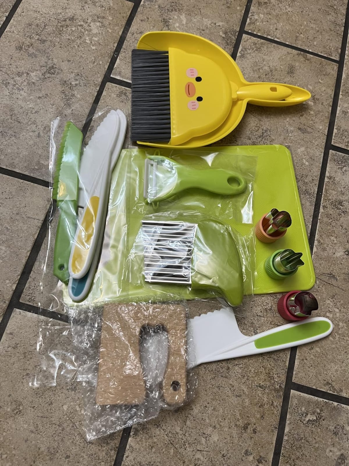 Kids Knife Set with Cutting Board, Toddler Knife customer photo 2