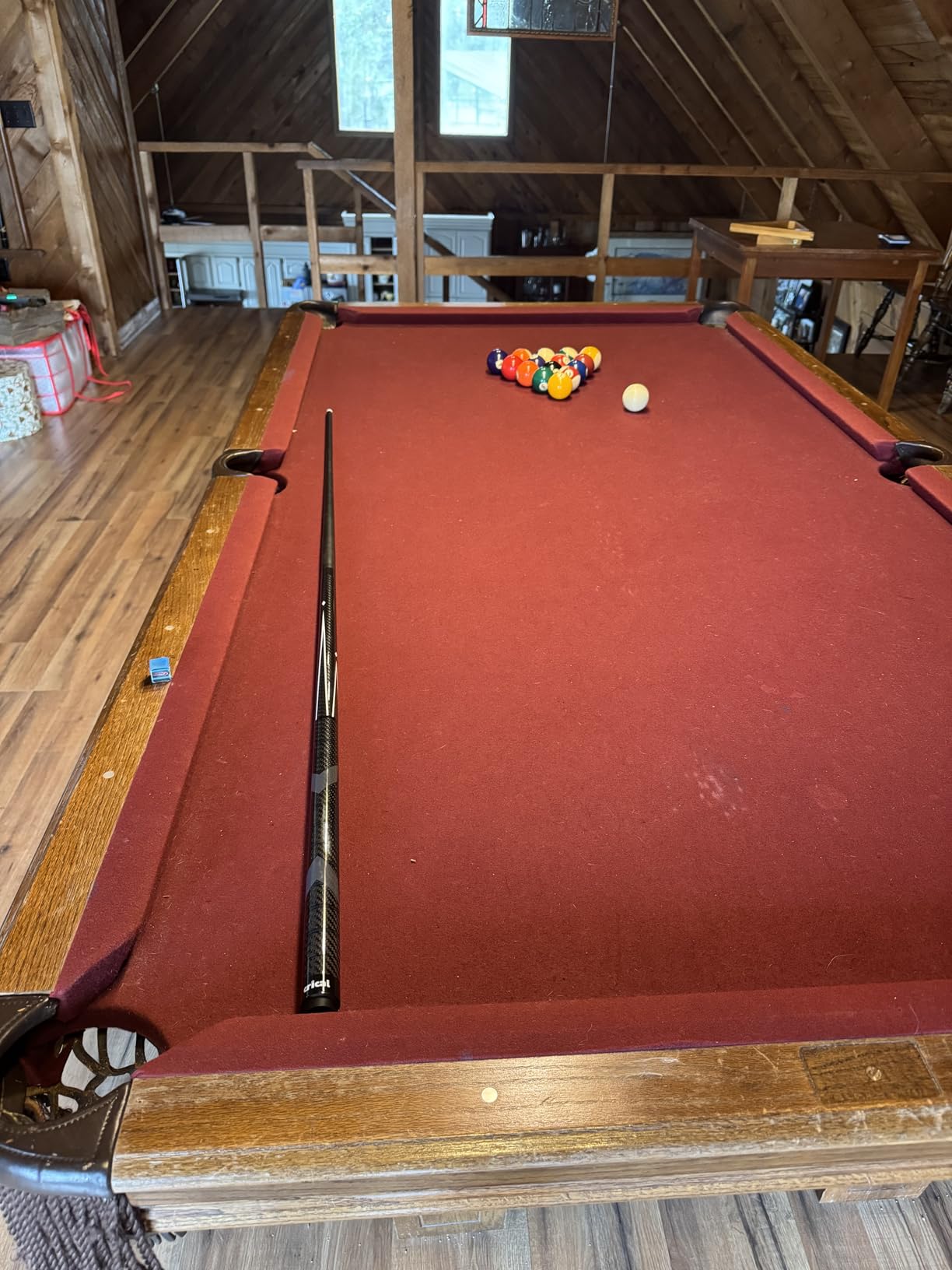 CRICAL Carbon Fiber Pool Cue Stick 58in Low Deflection Billiard Cue | Pool Stick with 3/8x8 Pin Joint and 12.5mm Tip for Billiards customer photo 2