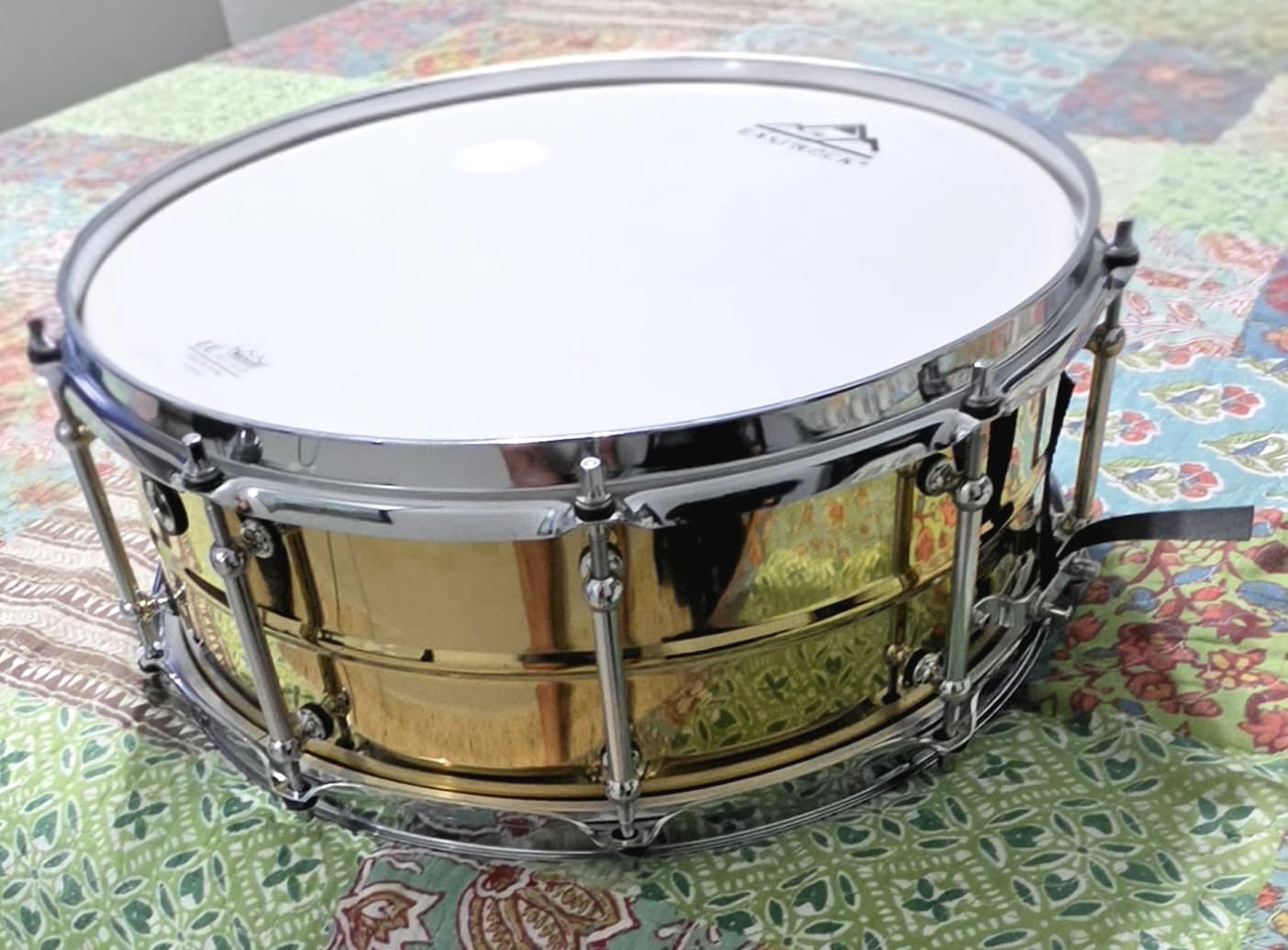 EASTROCK Advanced Snare Drum 14X5.5 Inches Titanium Gold Finish | Professional Snare Drum Set for Student Beginner Adult Drummer with Drumsticks, Mute Pad, Drum Key, Coated Drum Head 10-Lug customer photo 1