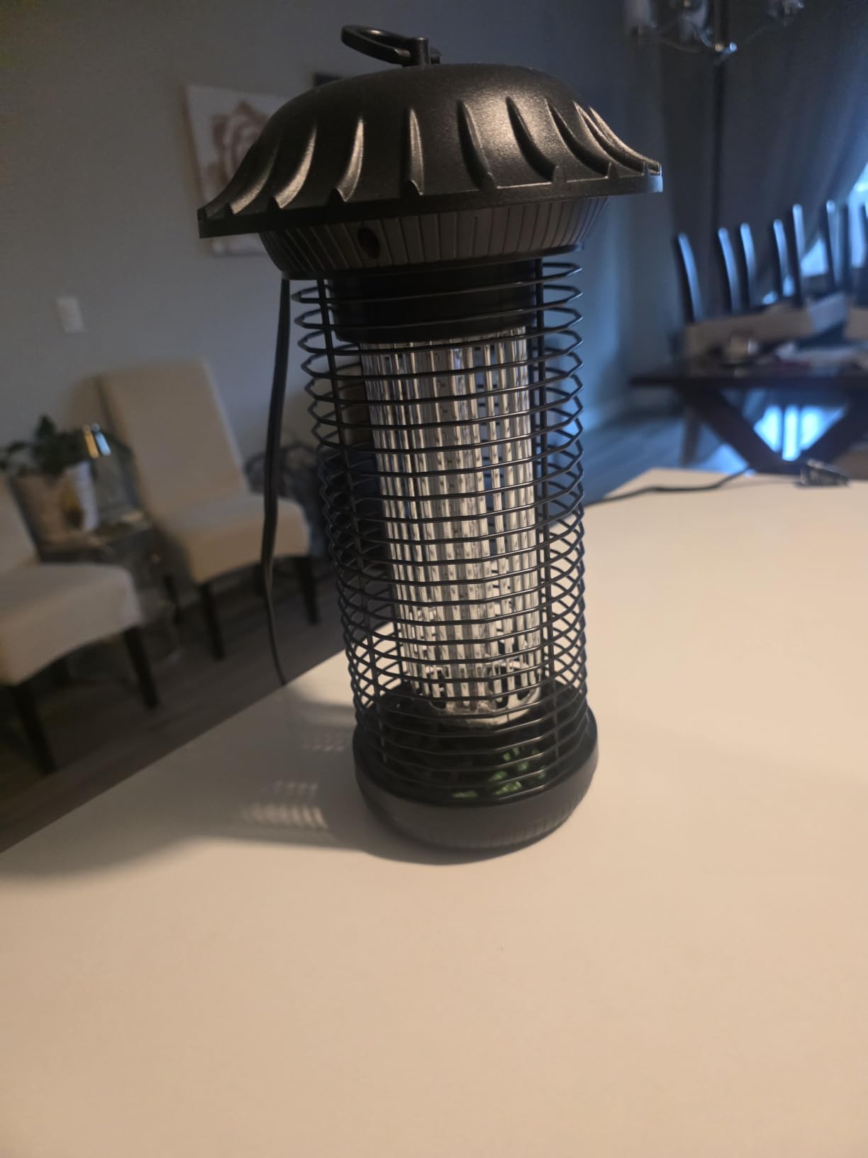 Buzbug LED Bug Zapper Indoor Outdoor, Up to 50000 Hrs Lifespan Lamp, Energy Saving & Dual Band Attraction, 5.6 ft Power Cord, High Voltage Mosquito Fly Zapper Trap Killer -MO008C customer photo 2
