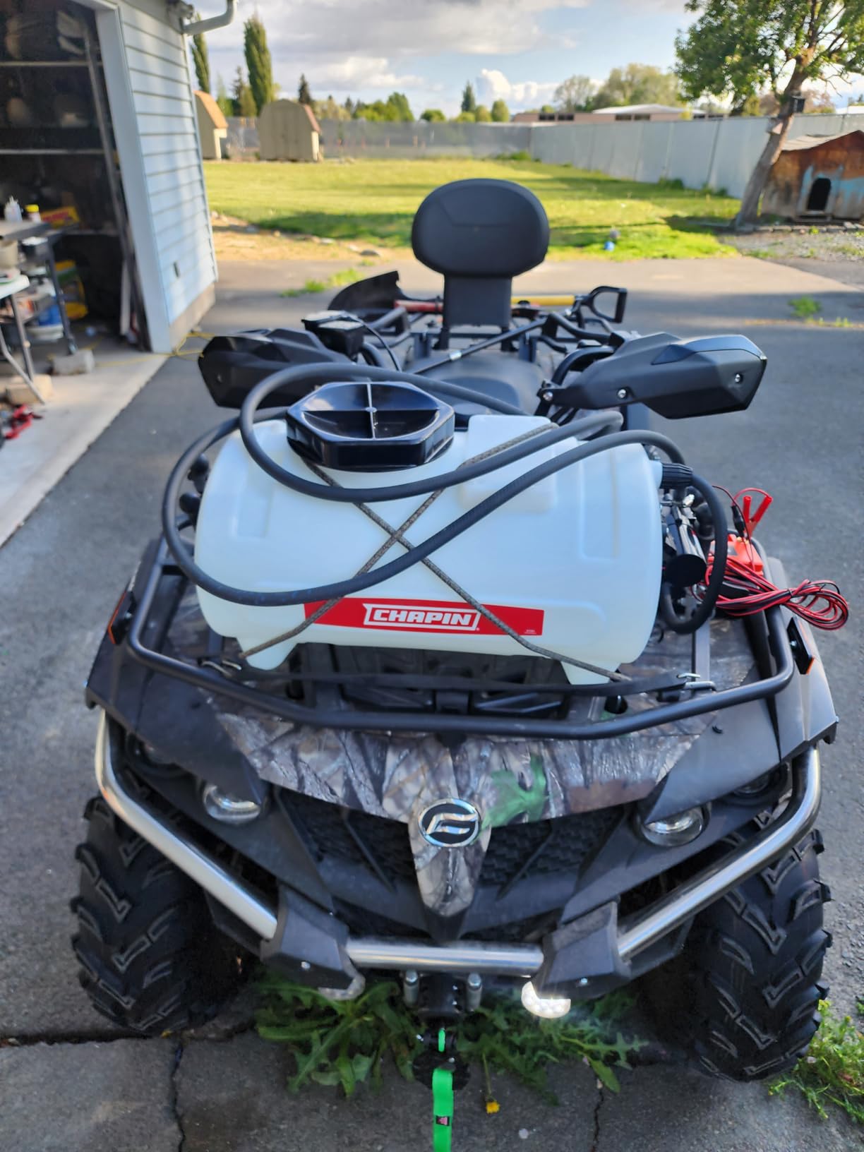 CHAPIN 97084 8-Gallon ATV/UTV Sprayer with 12V Pump & 15-Ft Hose customer photo 1