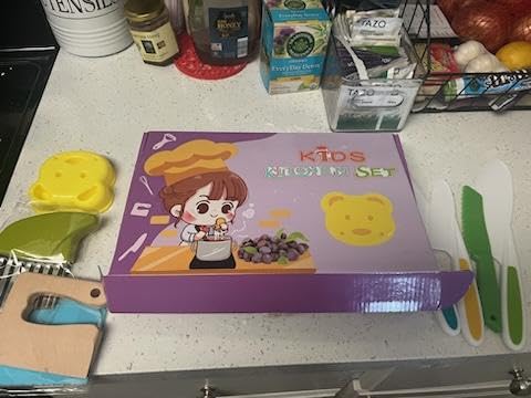 40Pcs Kids Knife Set for Real Cooking customer photo 1