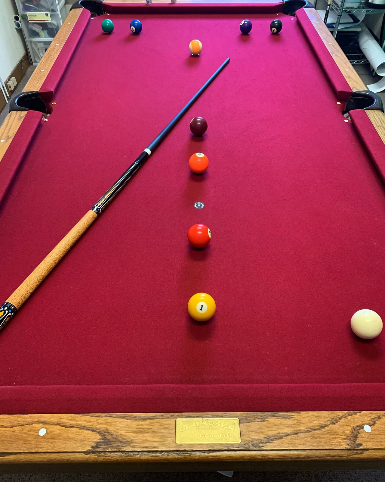 KONLLEN Carbon Fiber Pool Cue Stick 58-inch Professional Pool Sticks for Adults Full Carbon Technology Low Deflection Pool Cue Billiard Cues with 12.5mm Tip customer photo 1