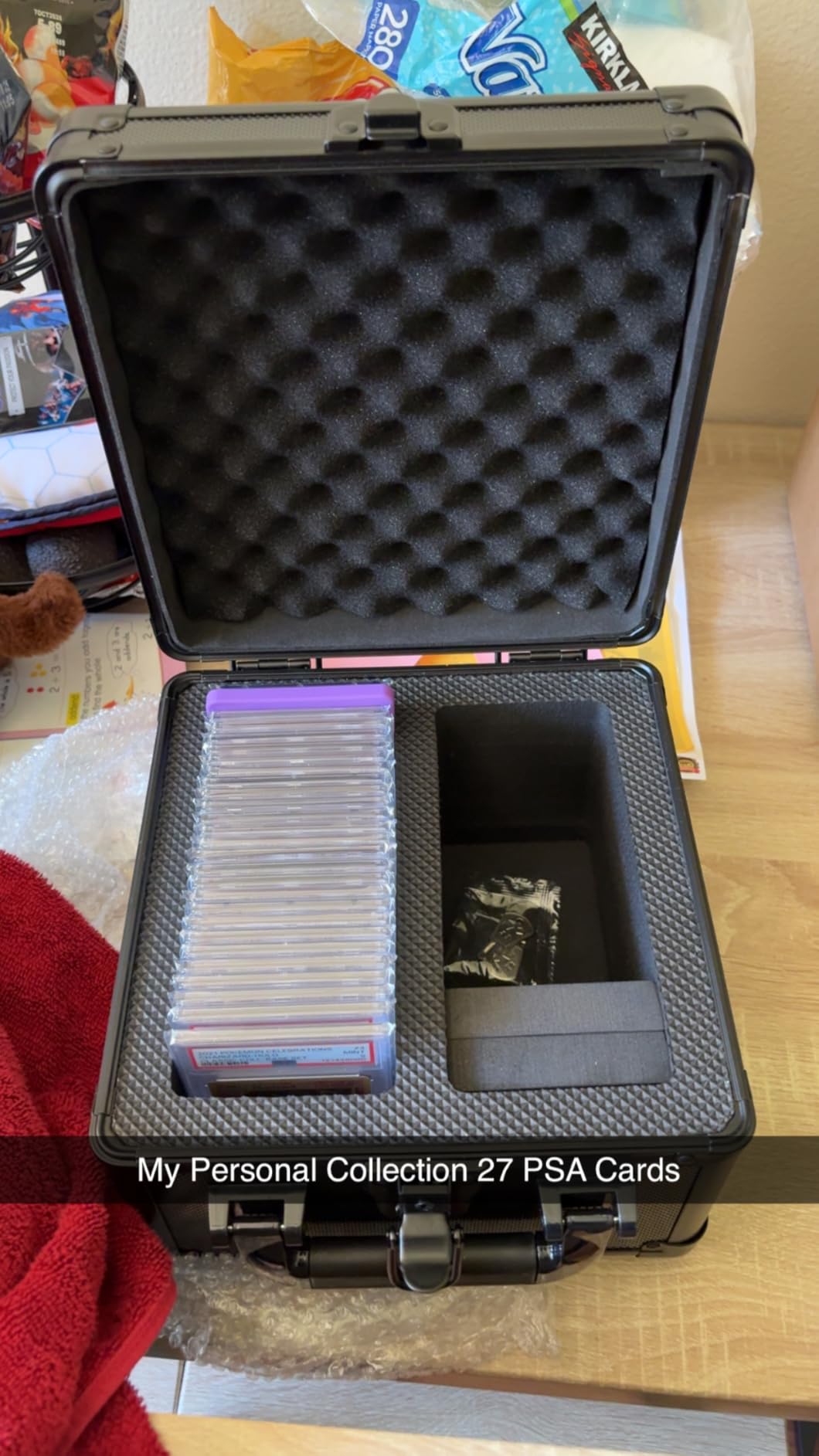 KAGSWAMO Graded Card Storage Box, Holds 60+ PSA Slab Card Case, Fits PSA, CSG, BGS and Top Loaders customer photo 1
