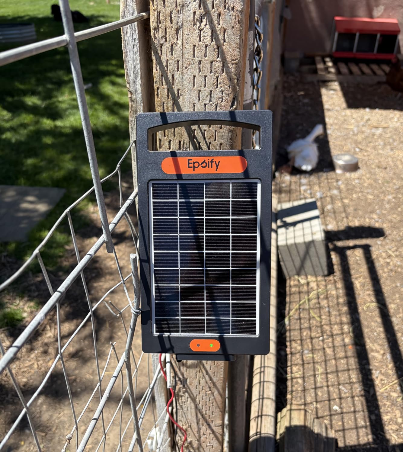 24-Hour Solar Electric Fence Charger, 0.18J, 10-Mile for Livestock | Portable All-in-One Energizer, 5700-10200V Pulse Output, 24/7 Solar Charging, Weatherproof, Deters Predators customer photo 1