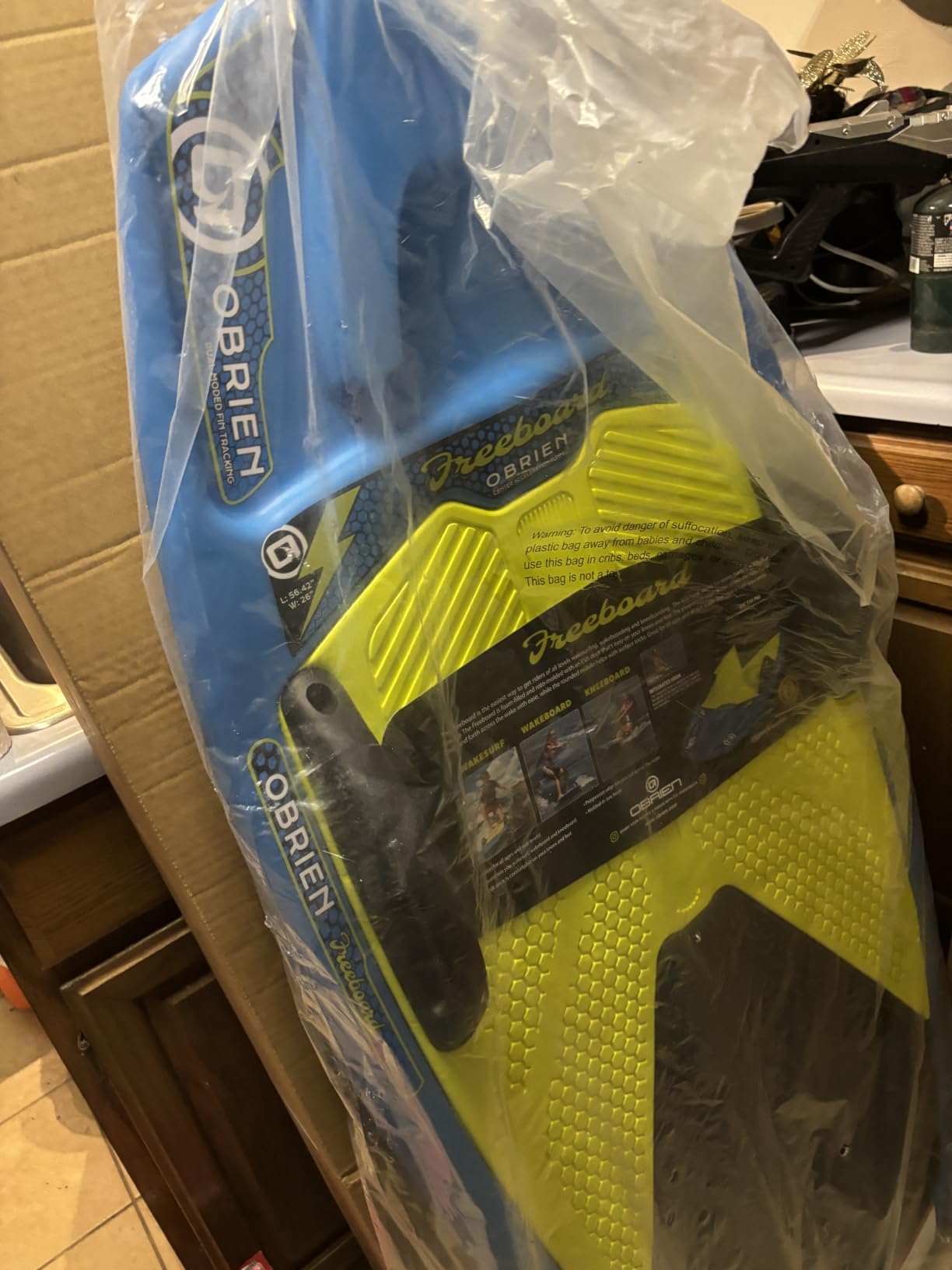 O'Brien System Wakeboard Package Mounted w/ Clutch Multisize Bindings customer photo 1