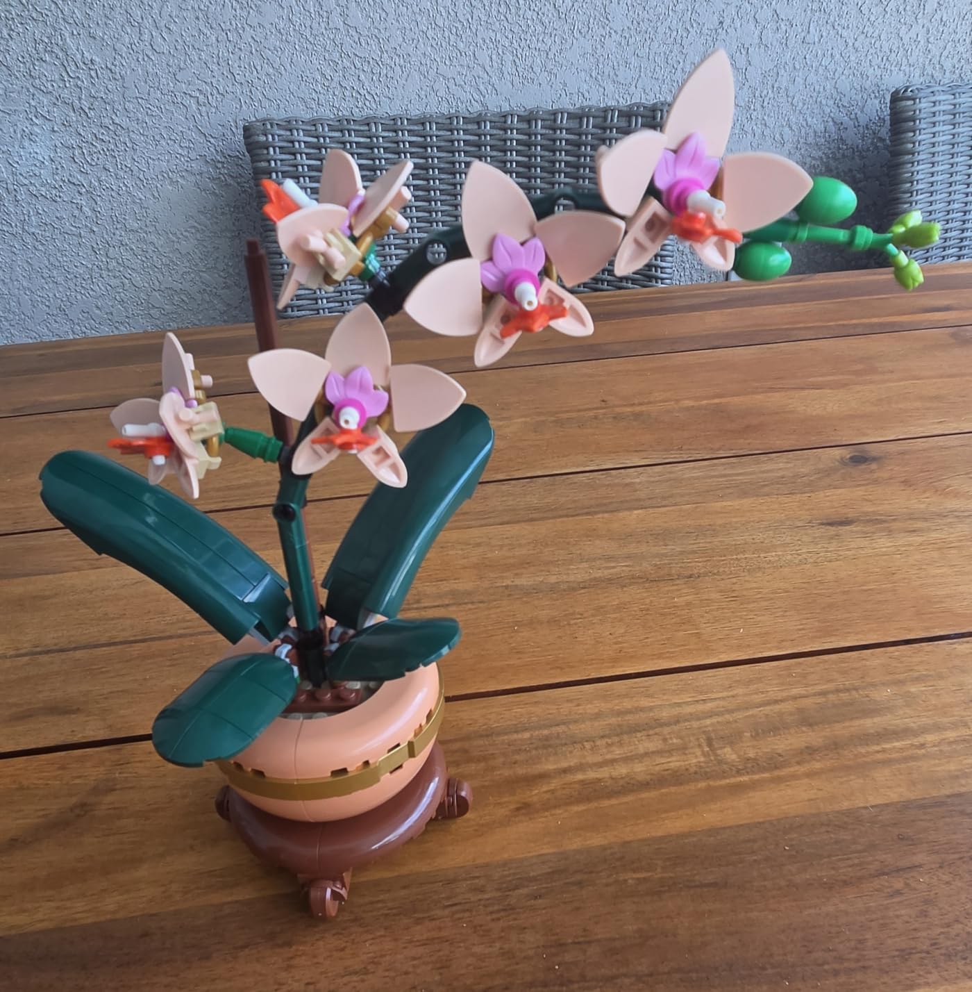 LEGO Botanicals Mini Orchid Building Set - Artificial, Fake Orchid for Home Decor, Adults Ages 18+ - Gift for Birthdays - Indoor Plant Decorations for Table, Desk, Office - 10343 customer photo 1