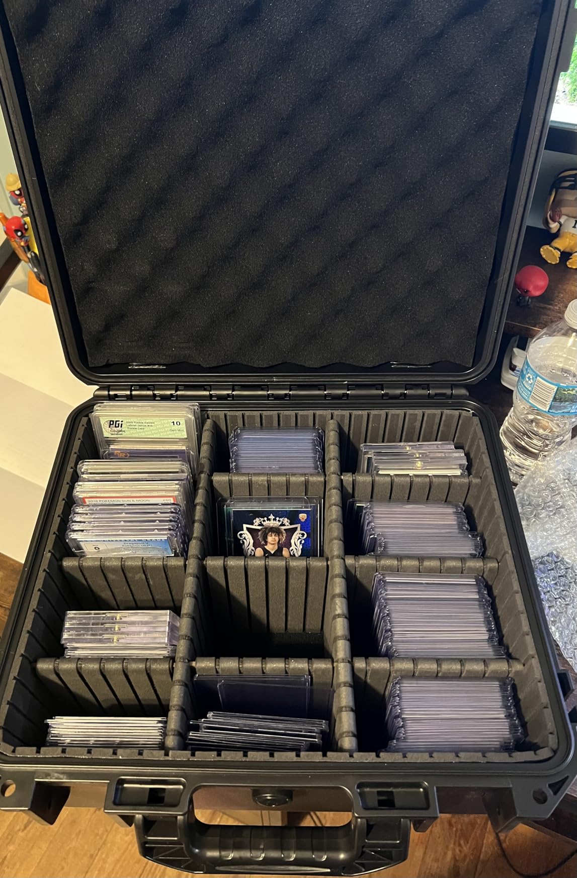 Graded Card Case Storage Box: Trading Card Storage Box with 9 Dividers customer photo 1