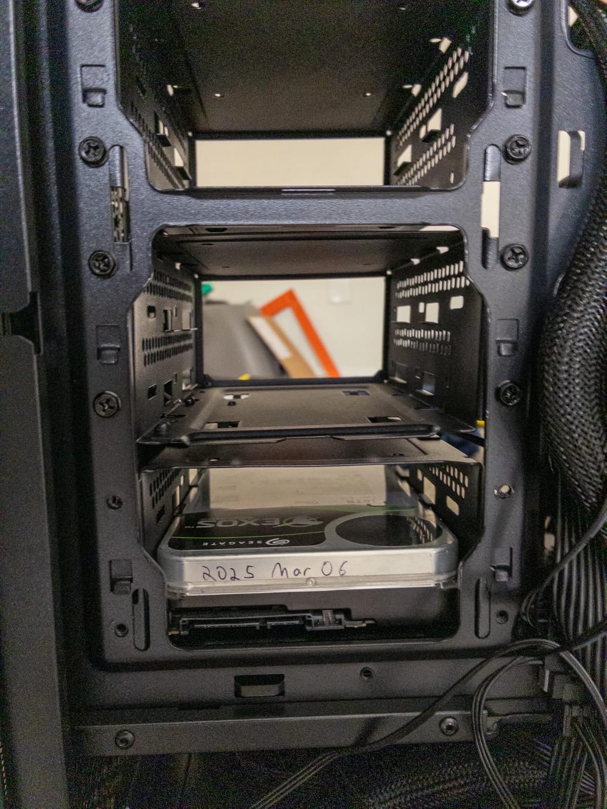 DARKROCK Classico Max Storage Master E-ATX Computer Case | 4x120mm Black Fan, 10 x 3.5