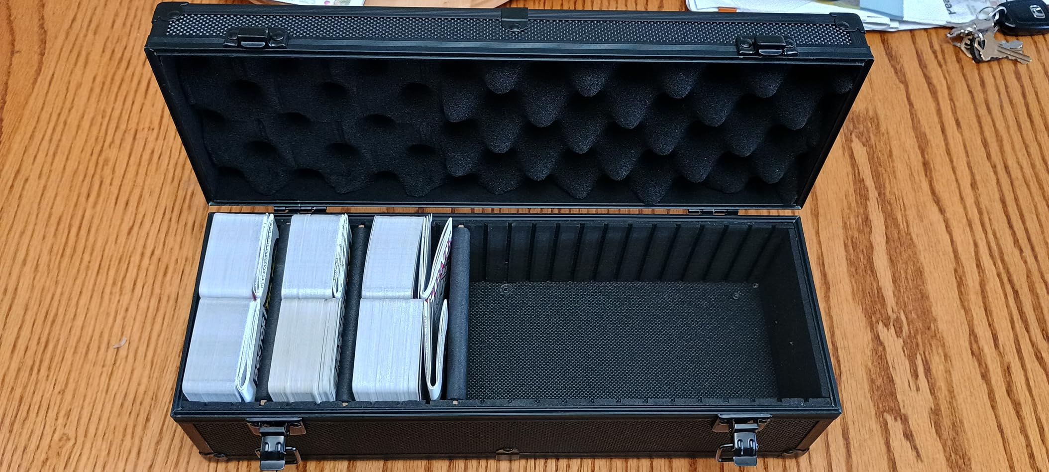 Graded Card Case, Storage Organizer Box for Sports Trading Card Slab Holder | Protable Aluminum Alloy Graded Card Storage Box Compatible with 40 Card Slabs, Sports Trading Card Case Fits PSA, CSG, BGS customer photo 1