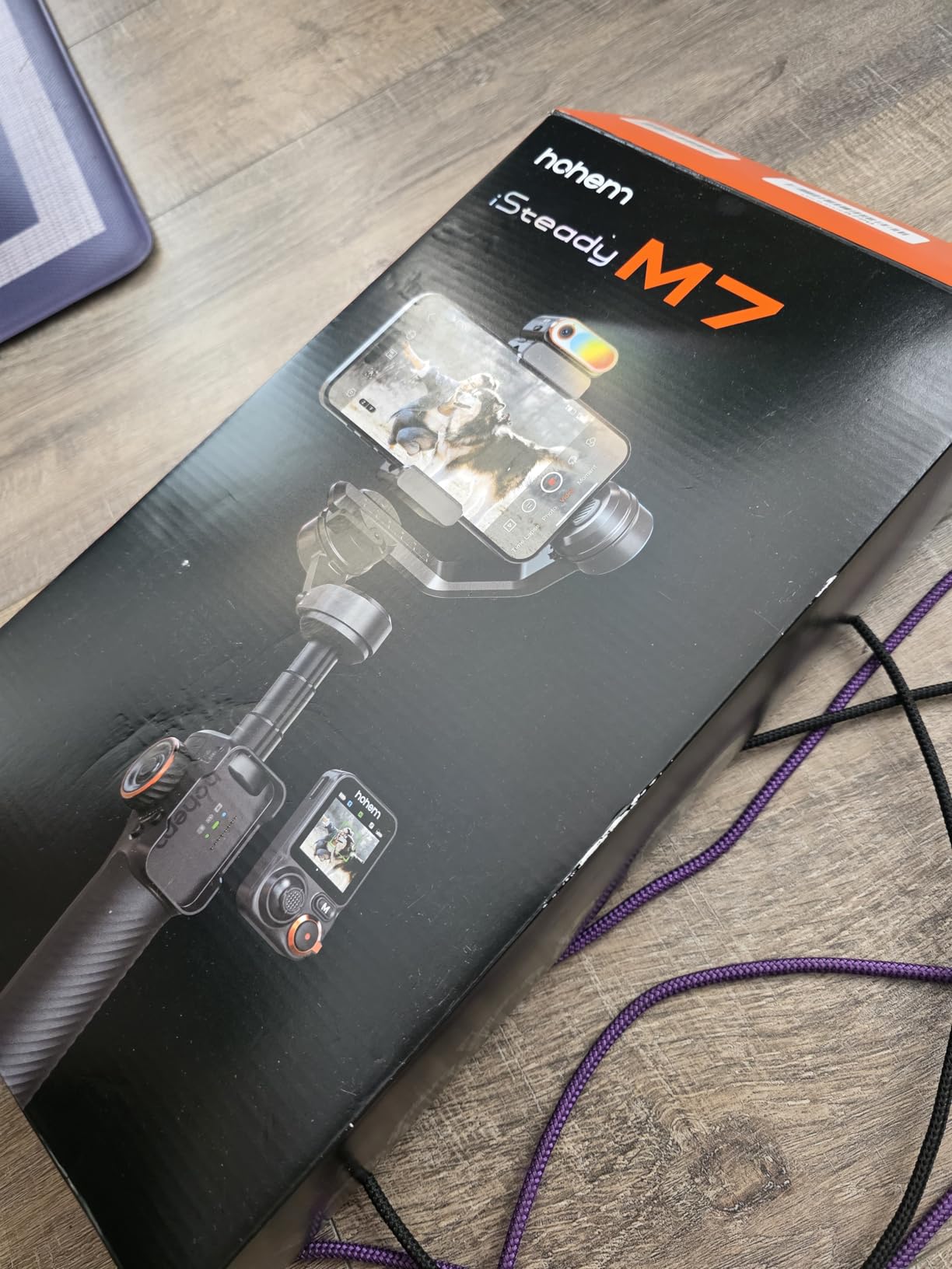 hohem iSteady M7 Gimbal Stabilizer for iPhone, Phone Gimbal with AI Tracking, 1.4