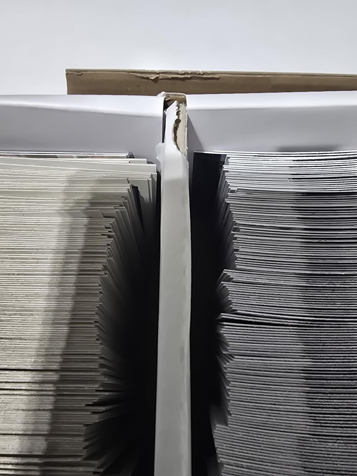 4 Pack Sports Card Boxes 3120 Count Cardboard Card Storage Box White Bulk Card Storage Baseball Card Boxes with 10 Dividers Sports Cards Storage Box for Card Game Baseball Card Storage Boxes customer photo 2