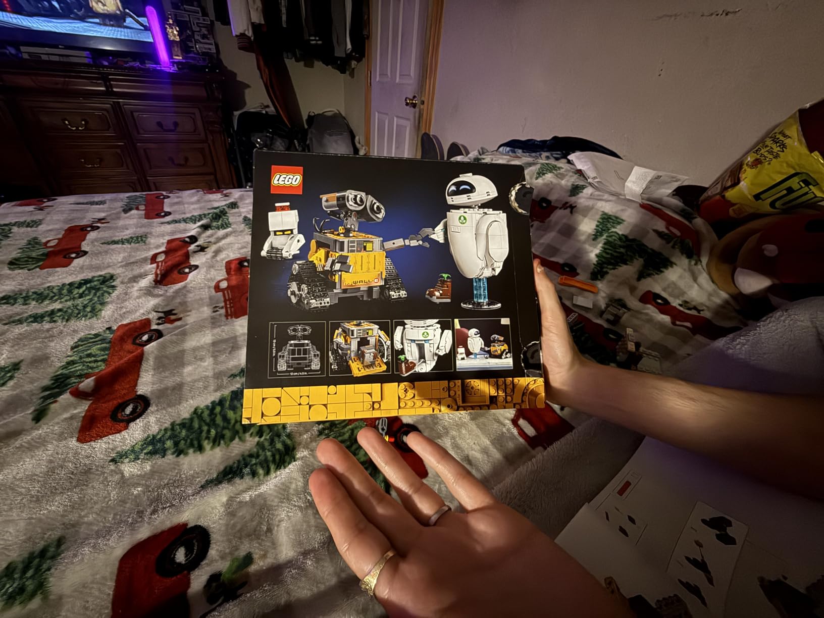 LEGO Disney & Pixar Wall-E & EVE Building Set for Adults, Ages 18+ - Home Office, Book Shelf, or Room Decor for Disney Fans - Gift Ideas for Men & Women - 43279 customer photo 1