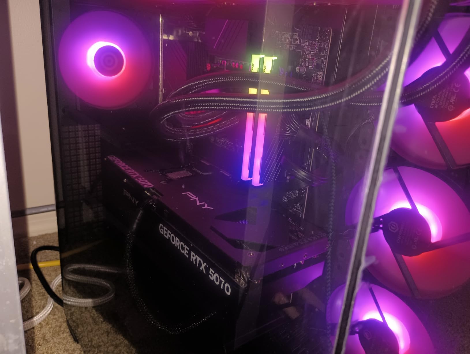 CyberPowerPC Gamer Xtreme VR Gaming PC, Intel Core i9-14900KF 3.2GHz, GeForce RTX 5070 12GB, 32GB DDR5, 2TB PCIe 4.0 SSD, WiFi Ready & Windows 11 Home (GXiVR8080A39) customer photo 1