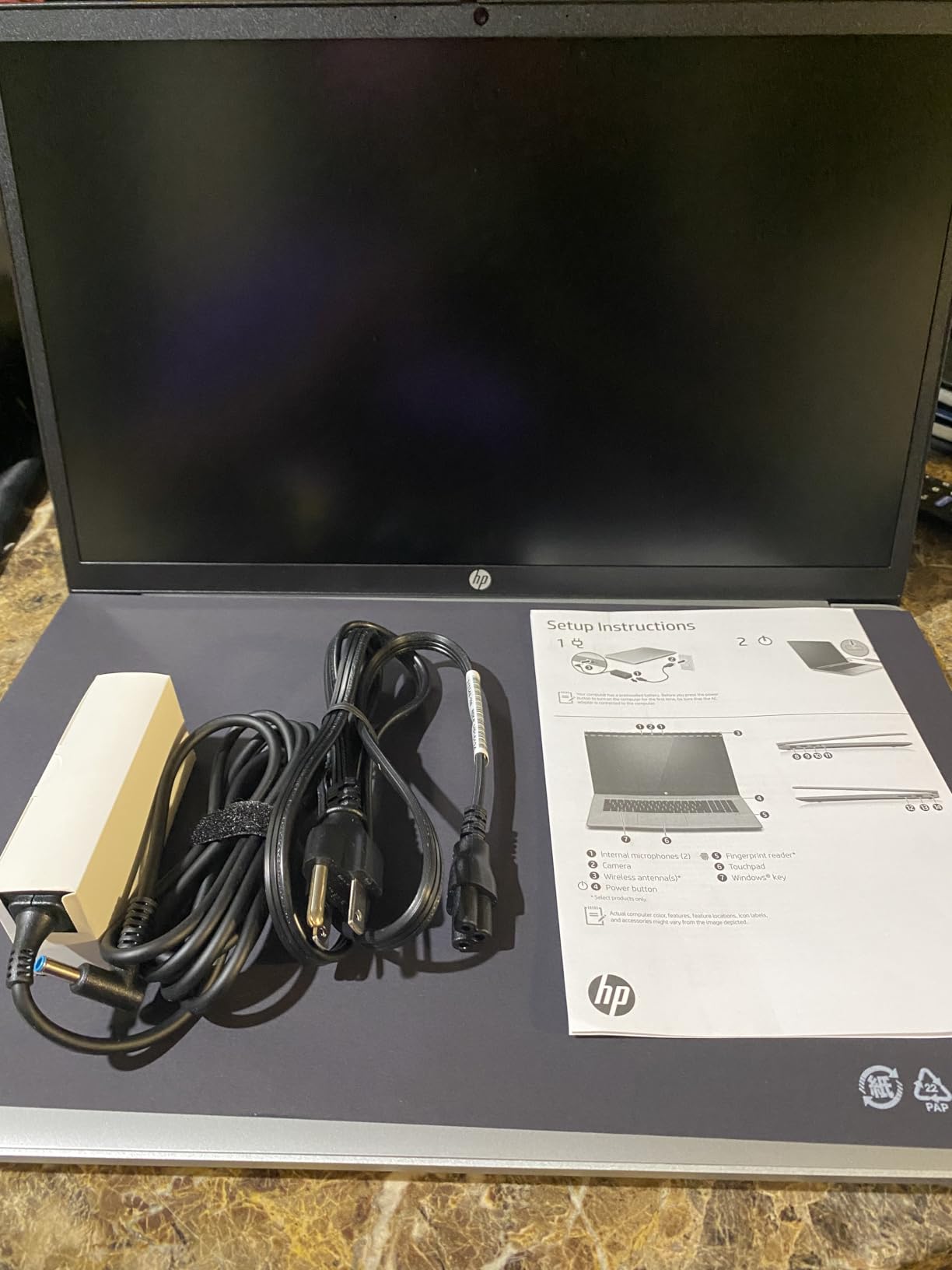 HP 17.3 inch Laptop, HD+ Display, AMD Ryzen 5 7520U, 16 GB RAM, 512 GB SSD, AMD Radeon Graphics, Windows 11 Home, Natural Silver, 17-cp2199nr customer photo 1