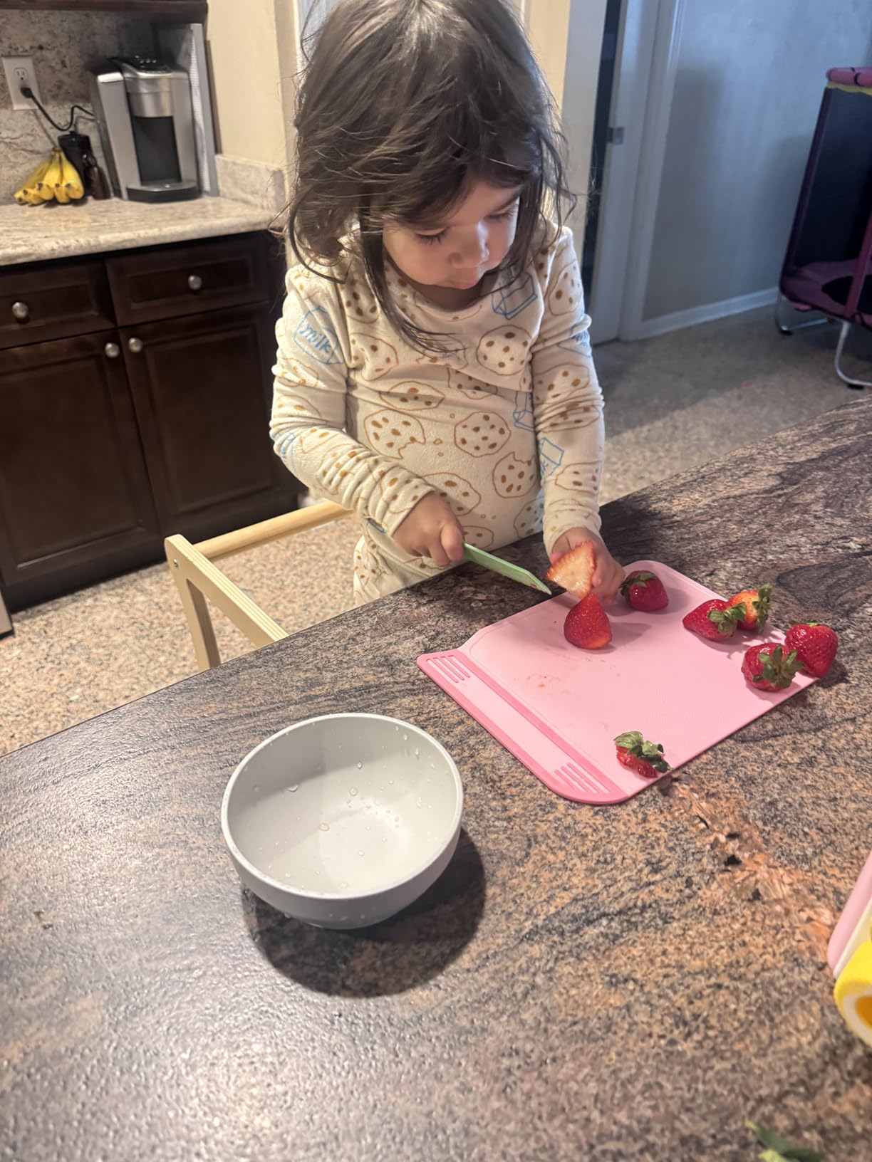 Montessori Kitchen Tools for Toddlers with Storage Box customer photo 2