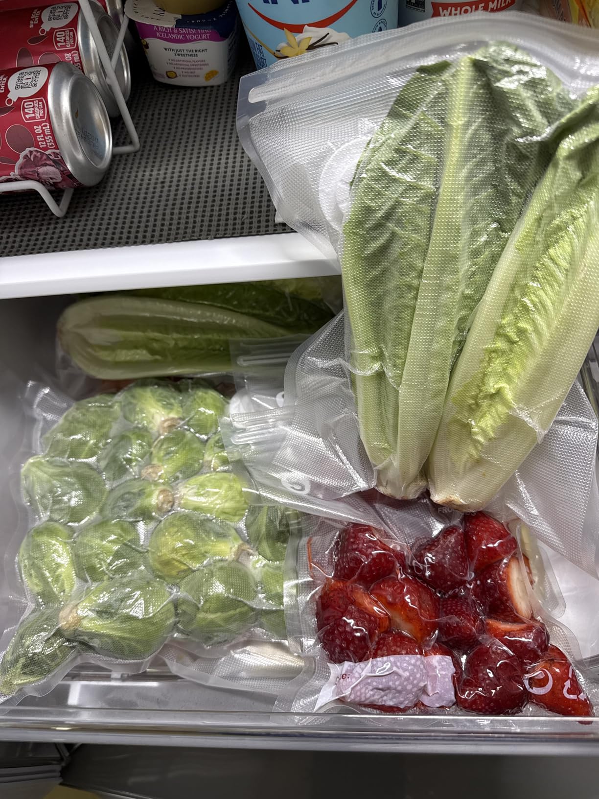 Vacuum Sealer for Food with LED Display, 80Kpa Handheld Food saver | Compact Vacuum Sealer Machine + 40 Vacuum Bags, 2000mAh Portable Food Sealer for Meal Prep, Food Storage, 10X Preservation customer photo 1
