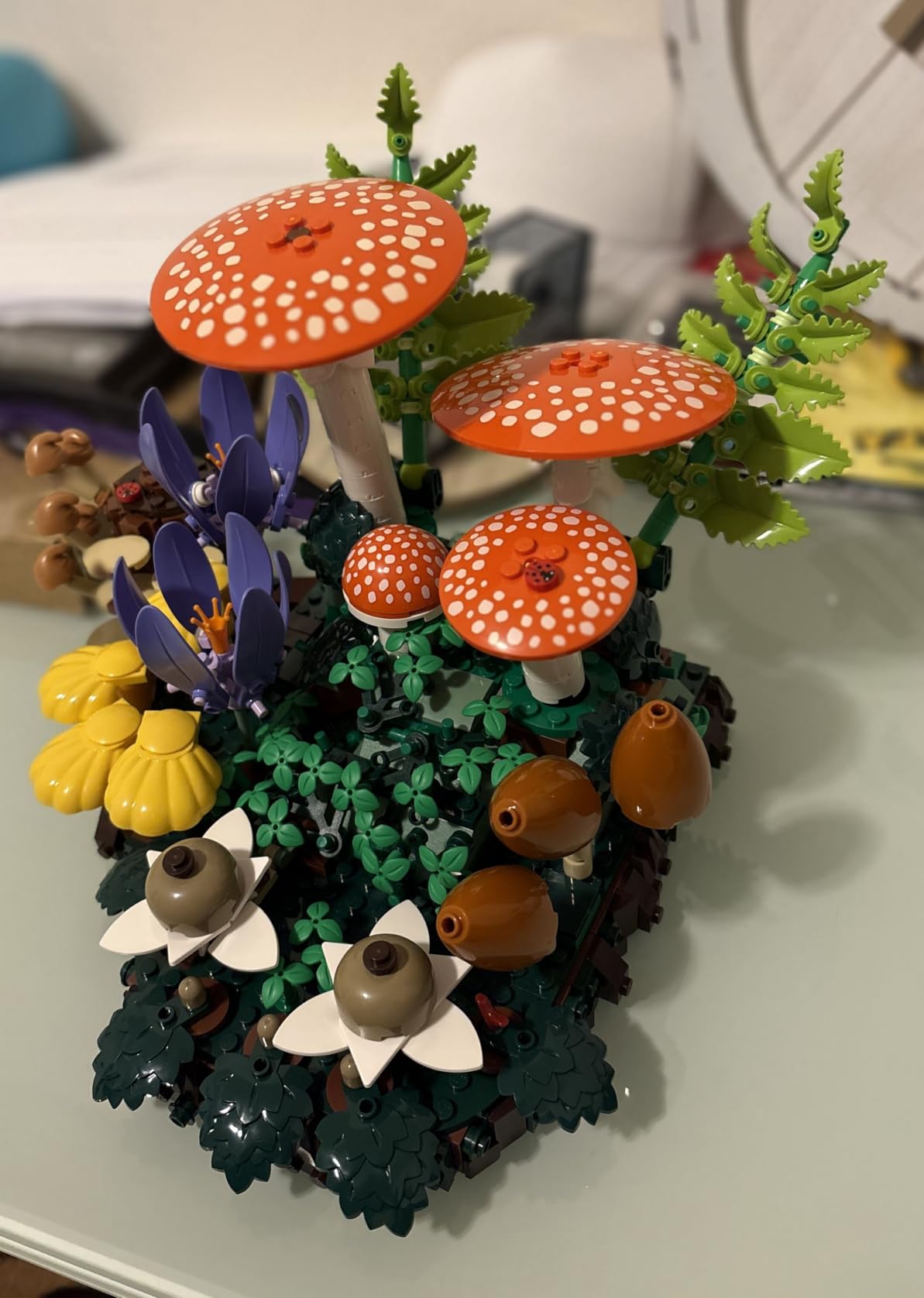 LEGO Botanicals Woodland Mushrooms - Building Set for Adults, Ages 18+ - Mushroom Decor for Home Office or Desk - Gifts for Women & Men - Craft Activity - 11505 customer photo 1