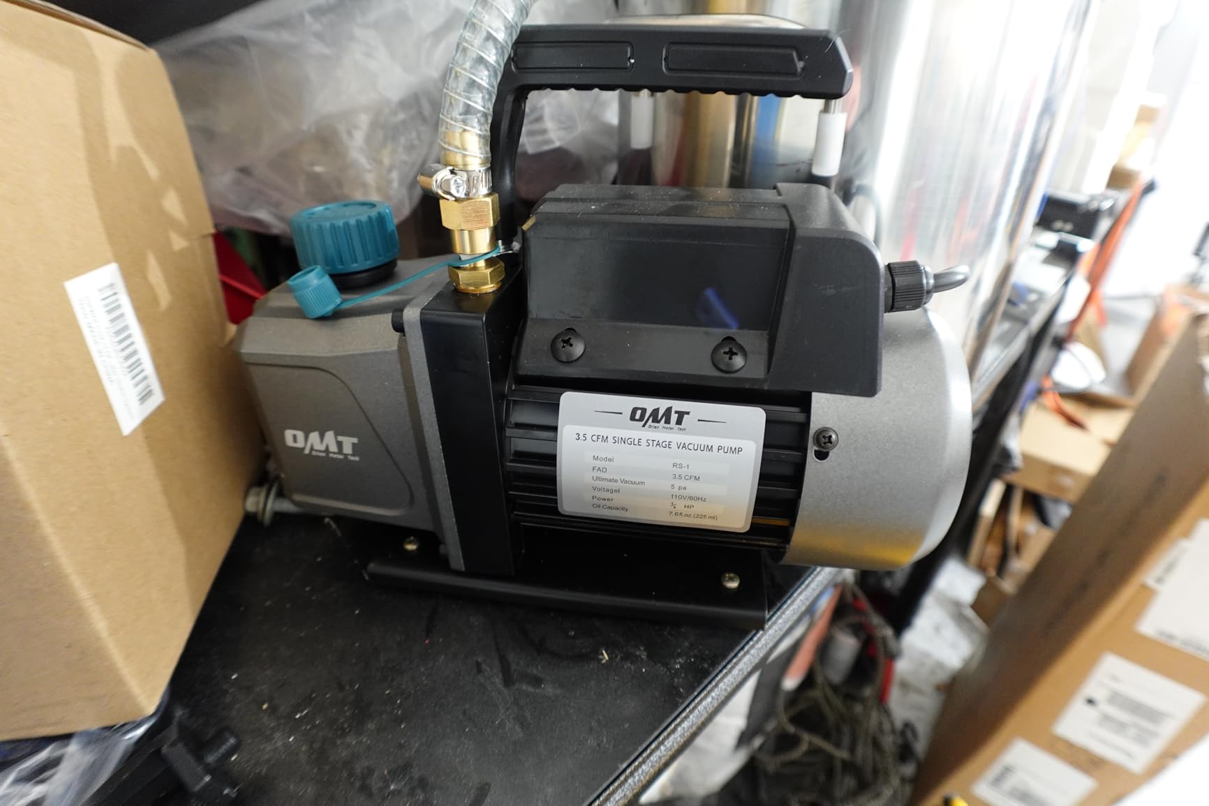 OMT 1.5 Gal Vacuum Chamber & 3.5 CFM Pump Kit for Resin Degas customer photo 2